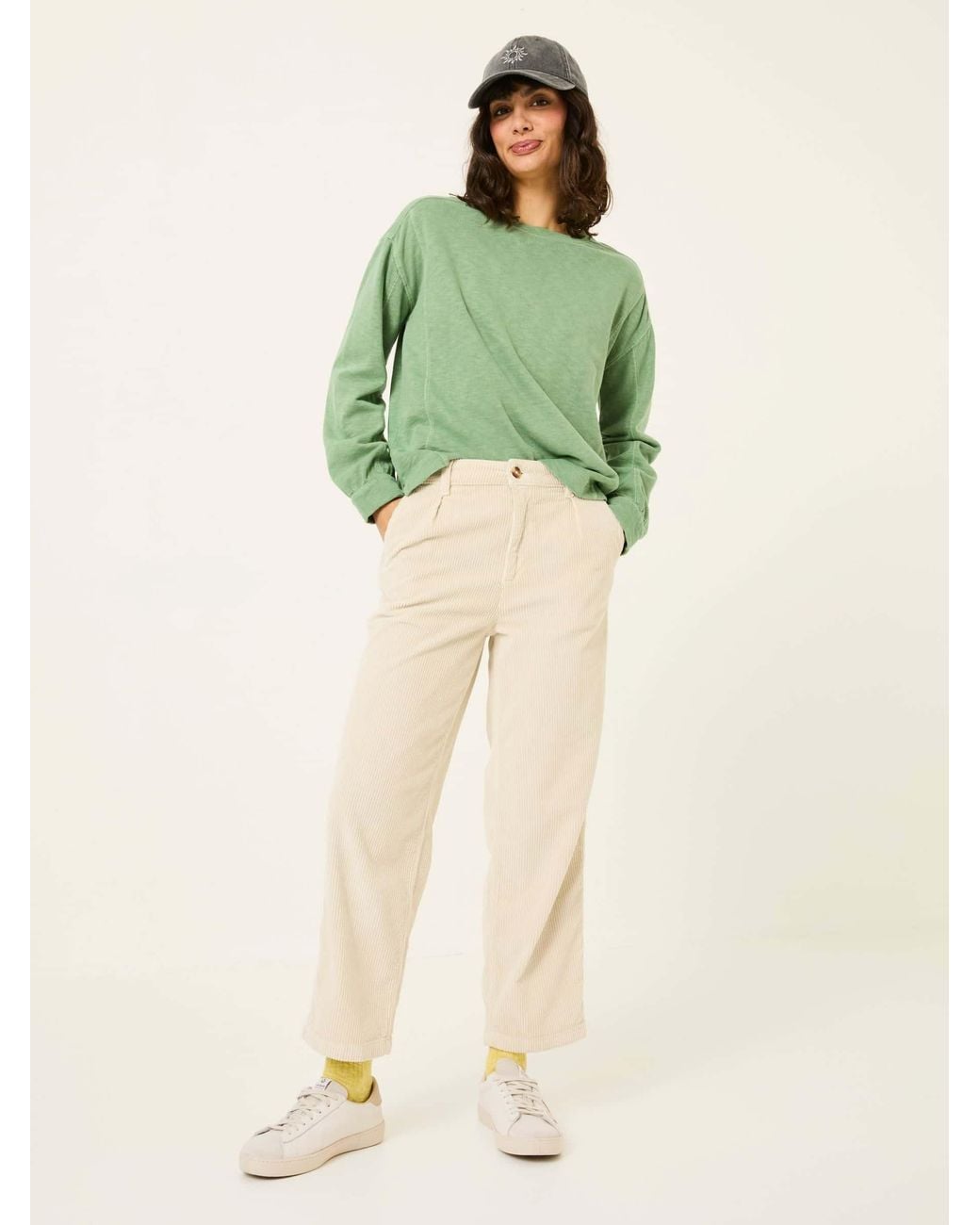 FatFace Natural Cinnamon Cord Trousers