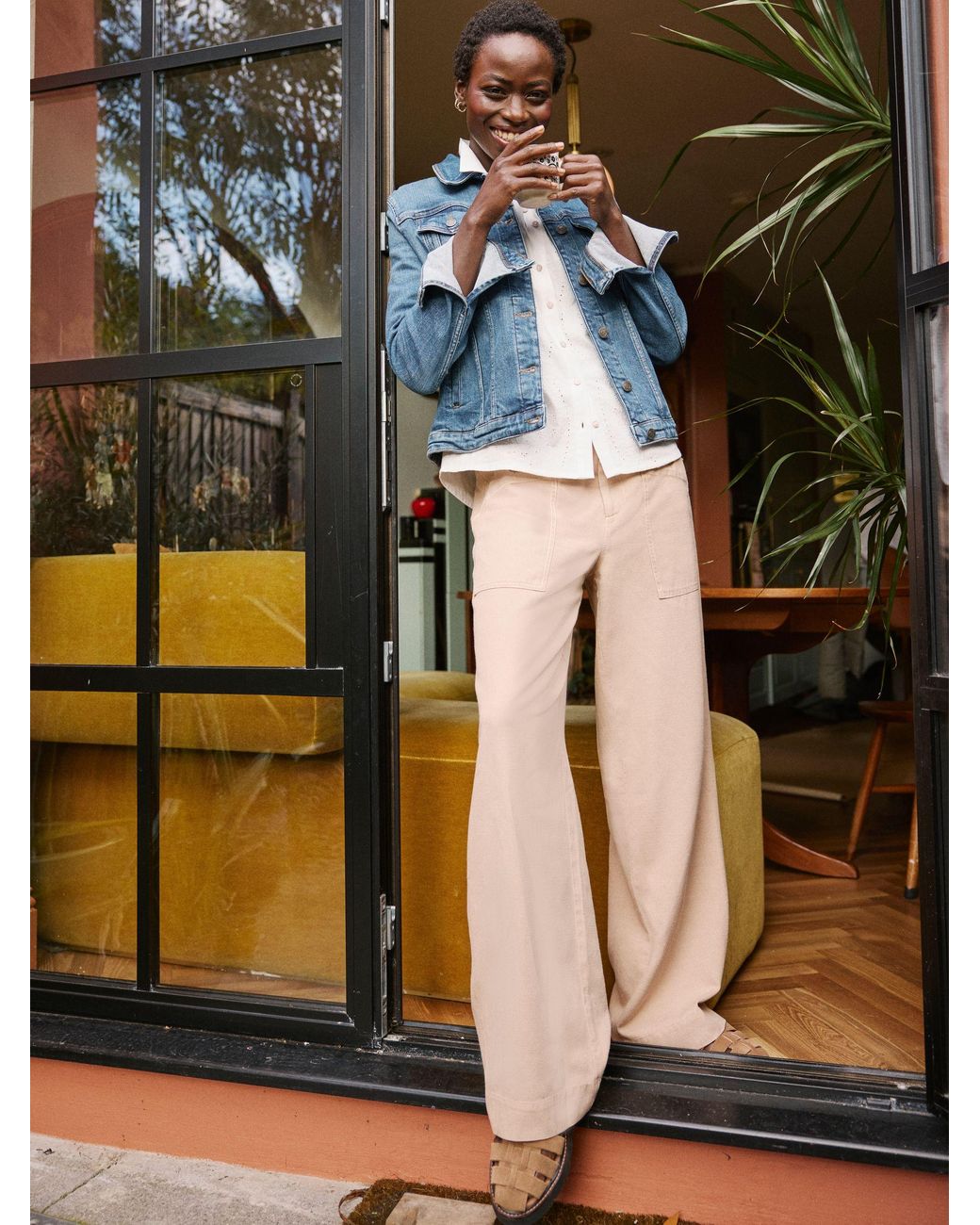 FatFace Multicolor Eden Wide Leg Trousers