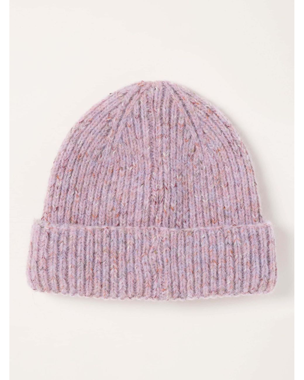 FatFace Pink Fatface Lilac Nep Beanie