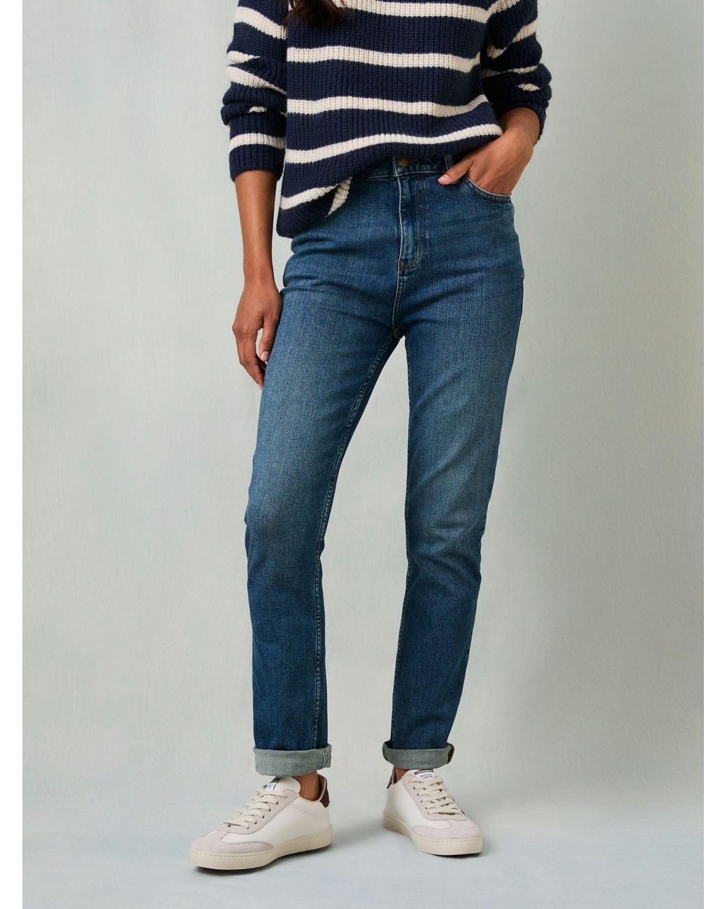 FatFace Blue Chesham Slim Jeans
