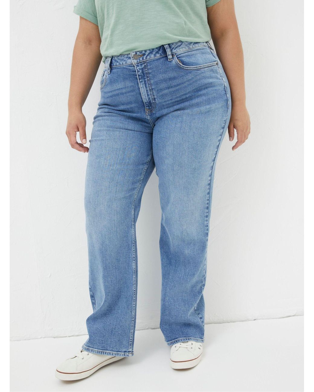 FatFace Blue Brooke Bootcut Jeans