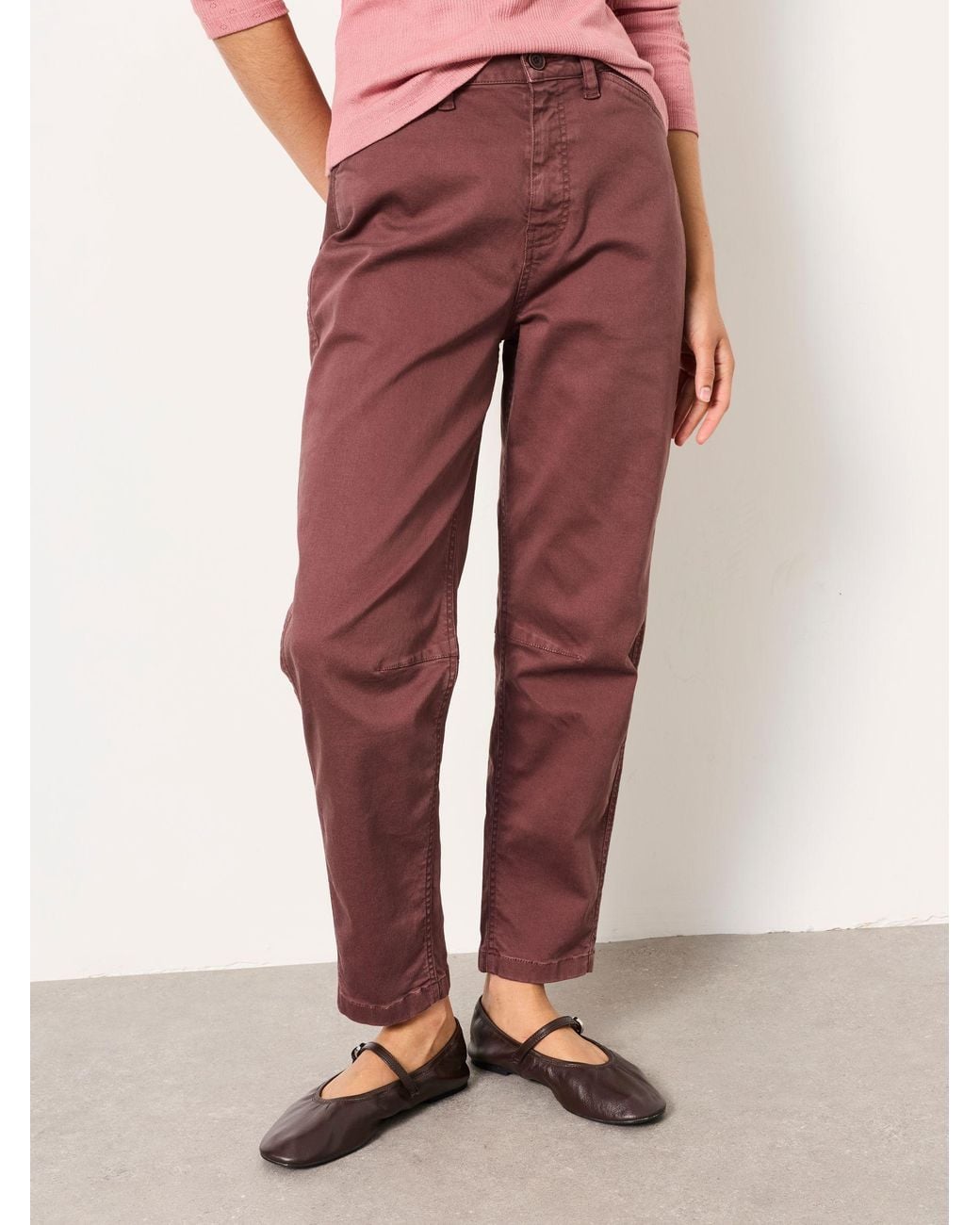 FatFace Pink Bella Chino Tapered Trousers