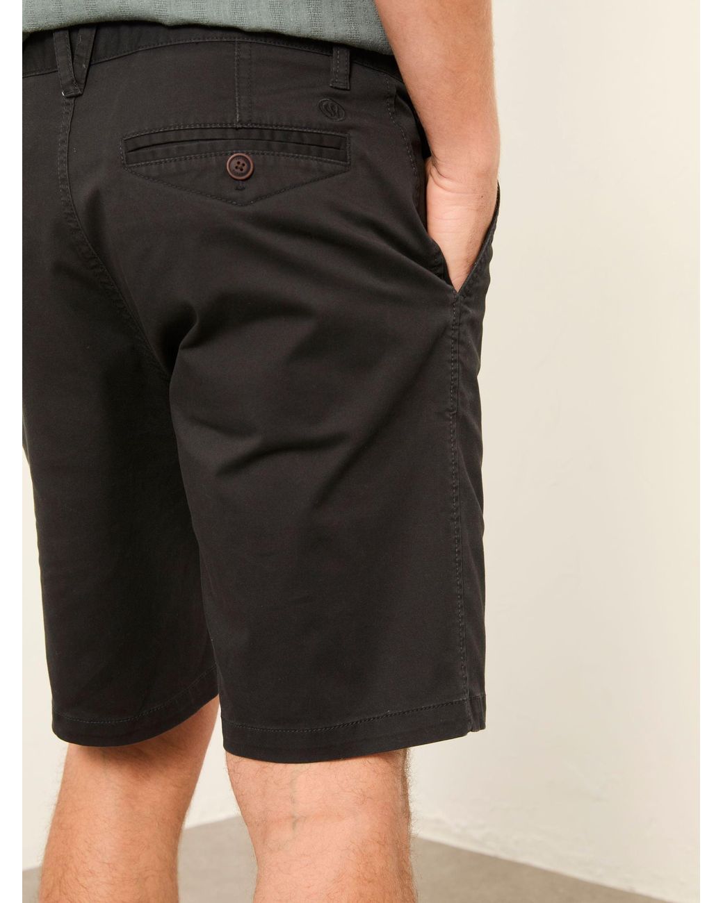 FatFace Black Mawes Chino Shorts for men