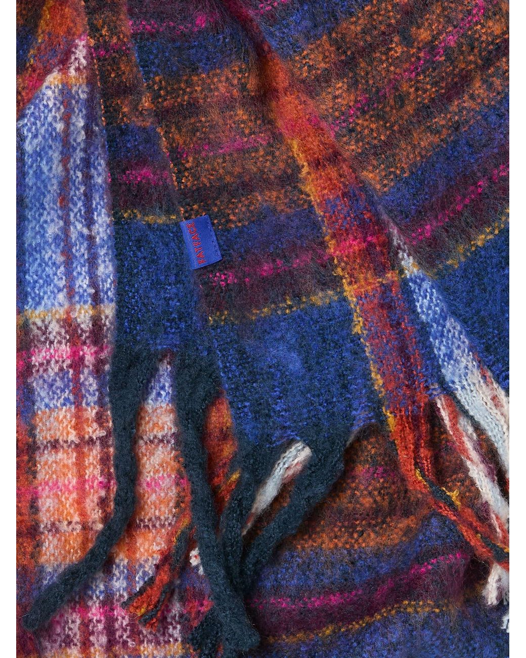 FatFace Blue Jazz Check Scarf