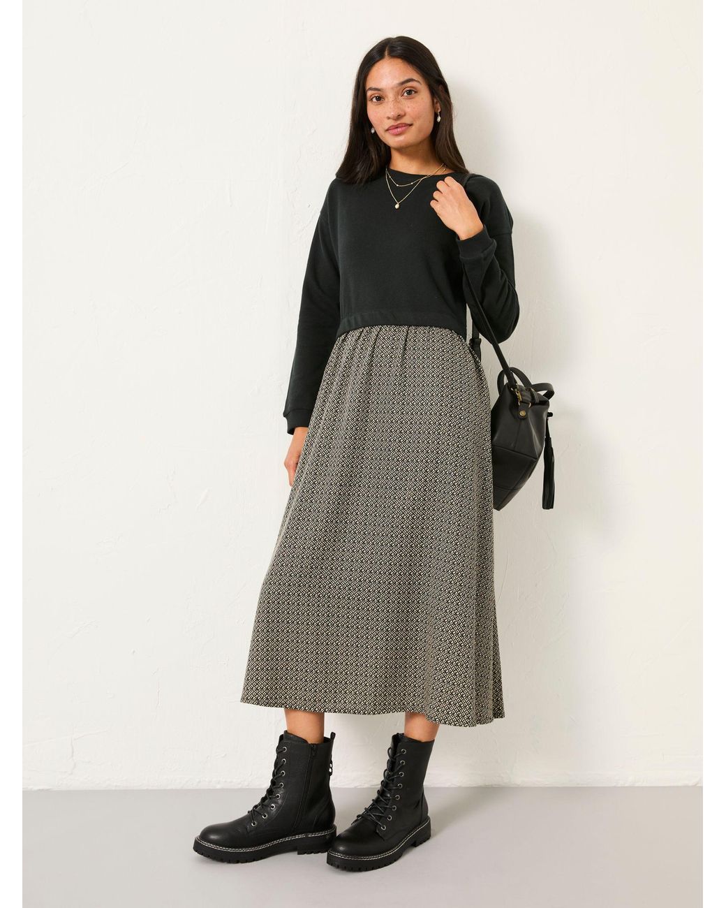 FatFace Multicolor Nia Petite Midi Dress