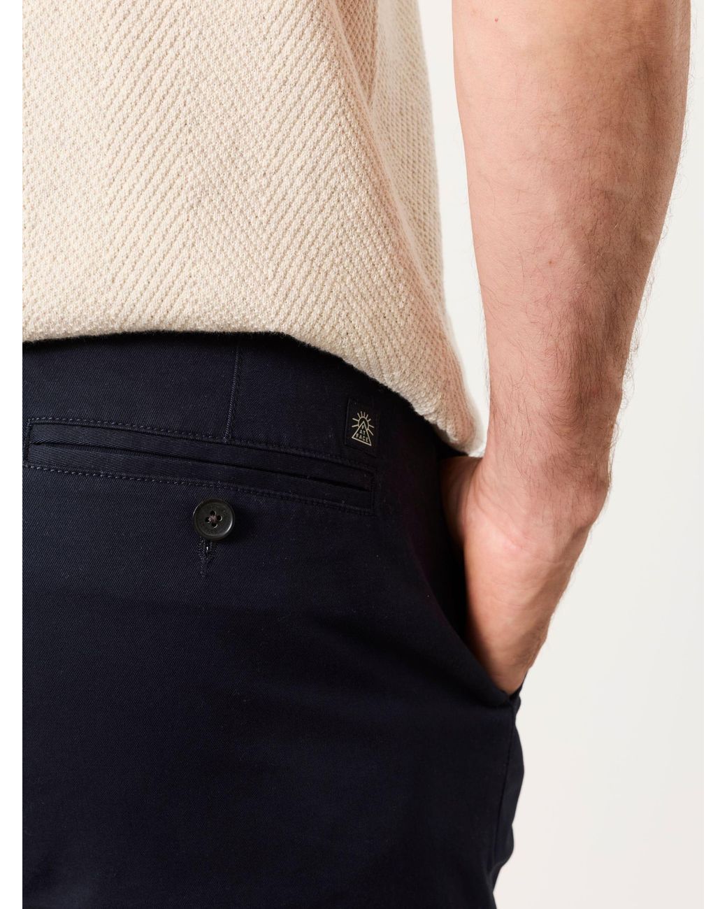 FatFace Blue Hayton Slim Fit Chinos for men