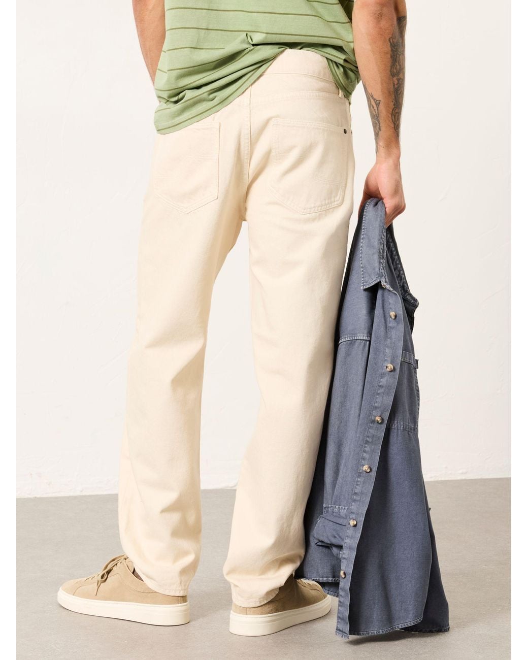 FatFace Natural Straight Fit Jeans for men