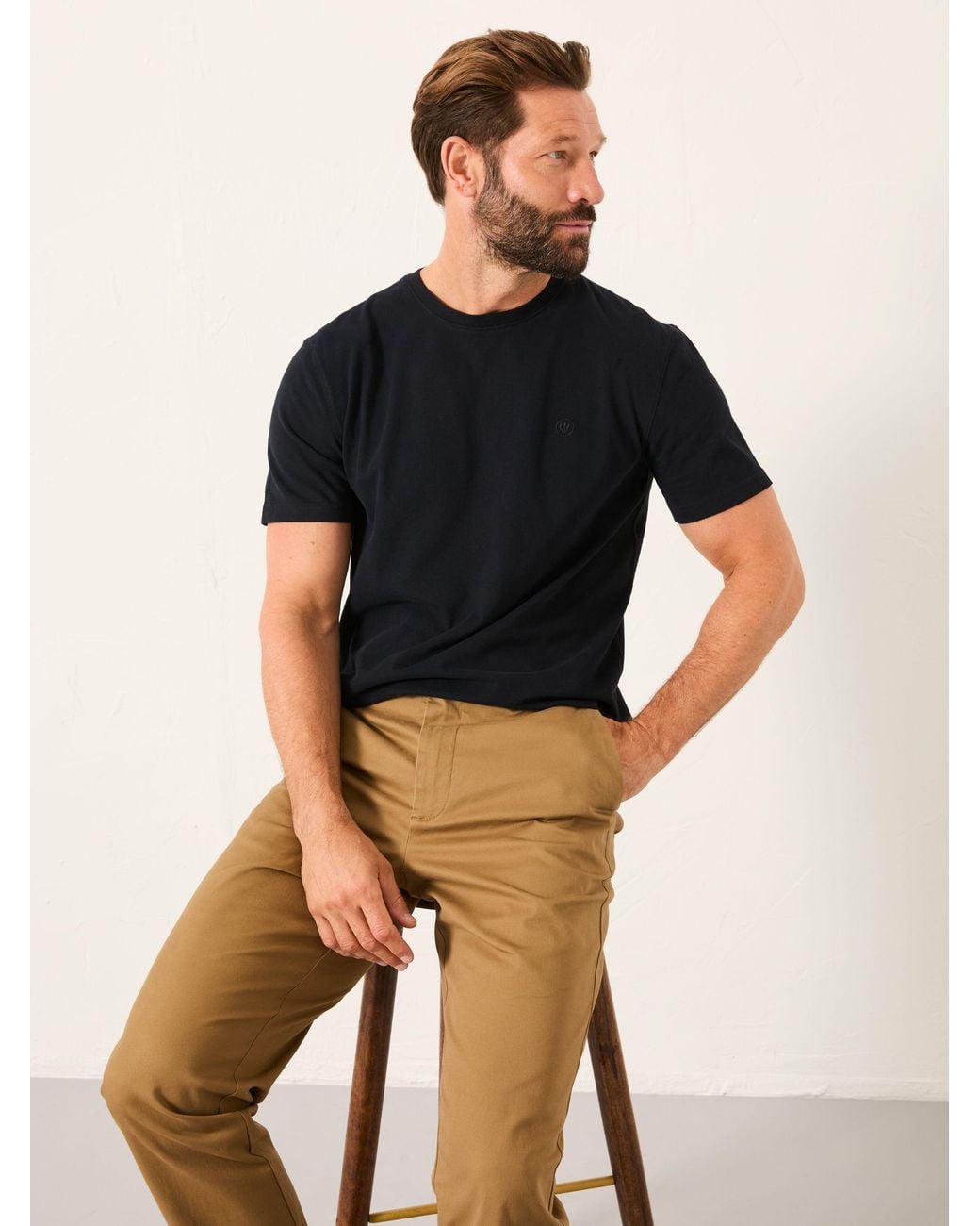 FatFace Blue Lulworth Short Sleeve T-Shirt for men