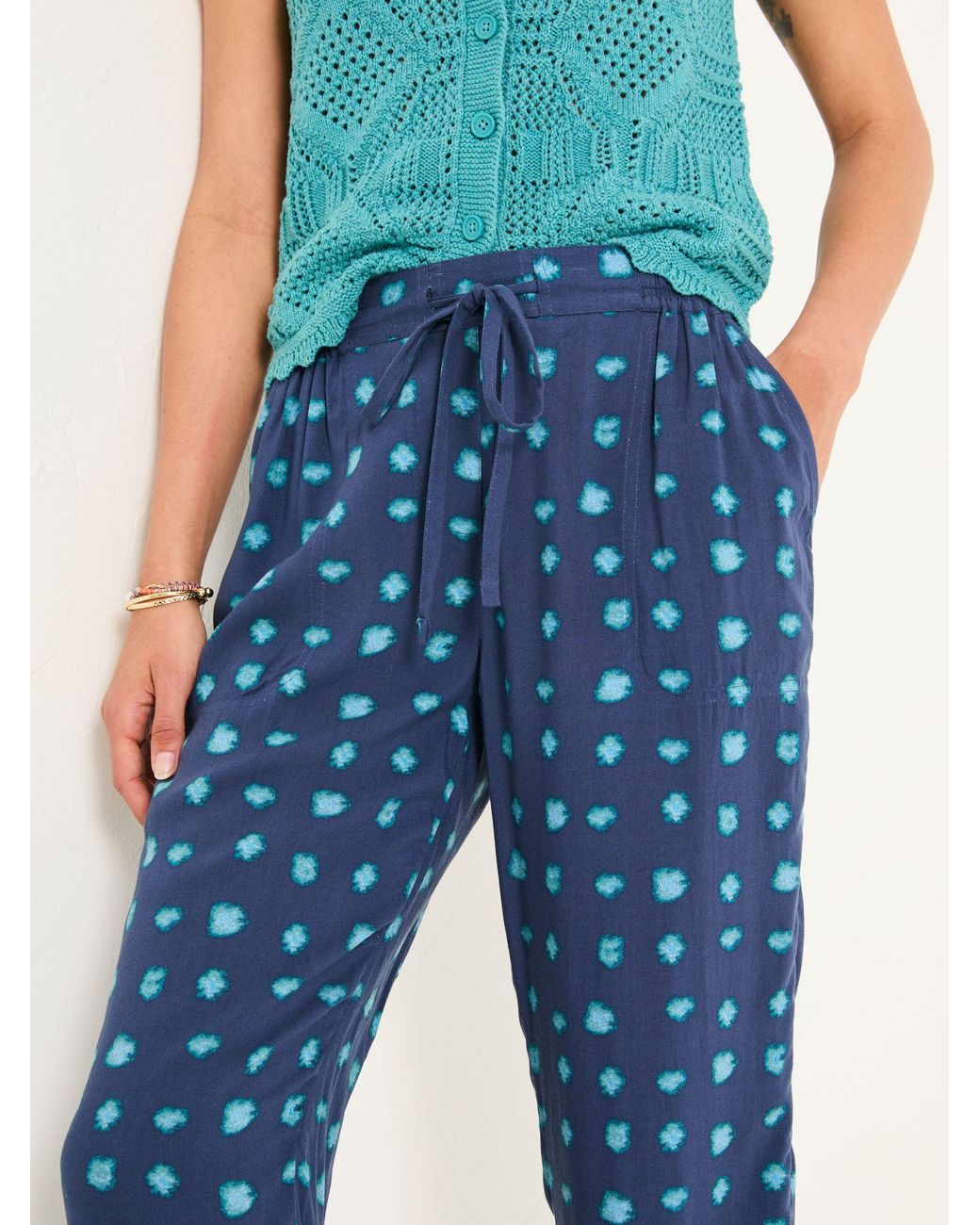 FatFace Blue Lyme Cuffed Joggers