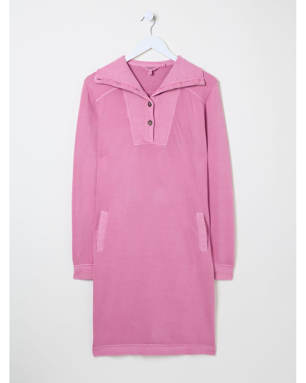 FatFace Pink 100% Cotton Willa Sweat Dress