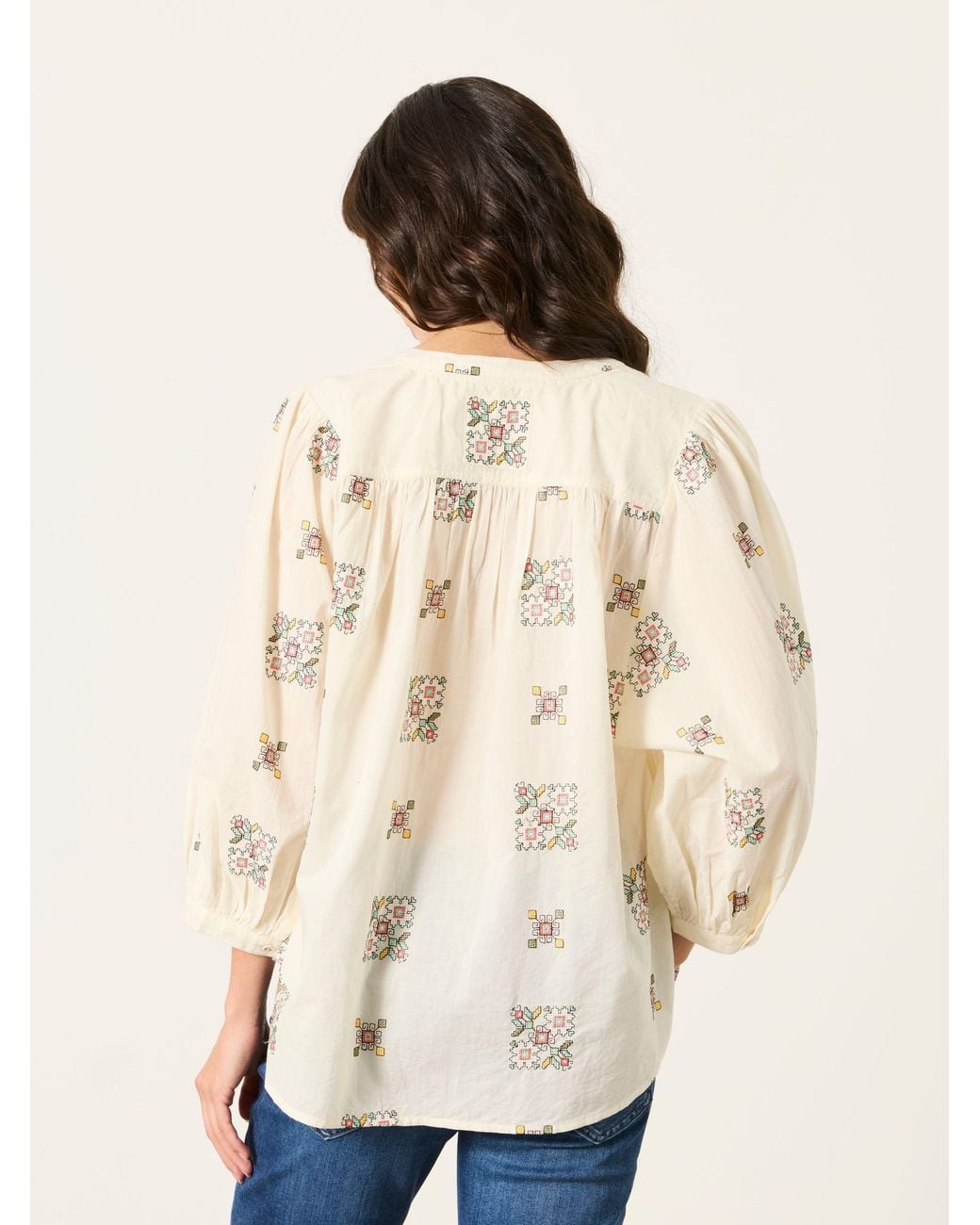 FatFace Natural Ellen Blouse
