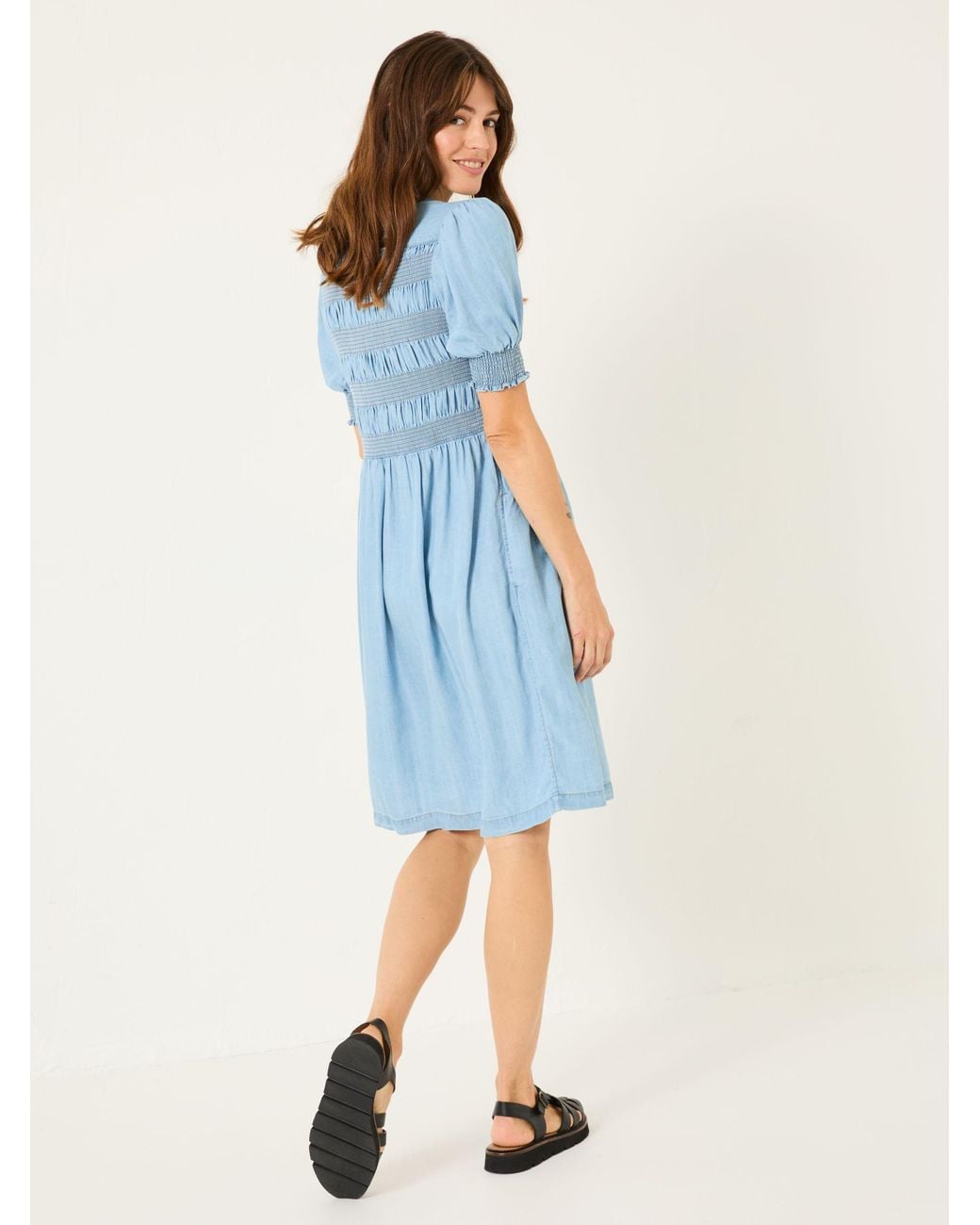 FatFace Blue Juniper Dress