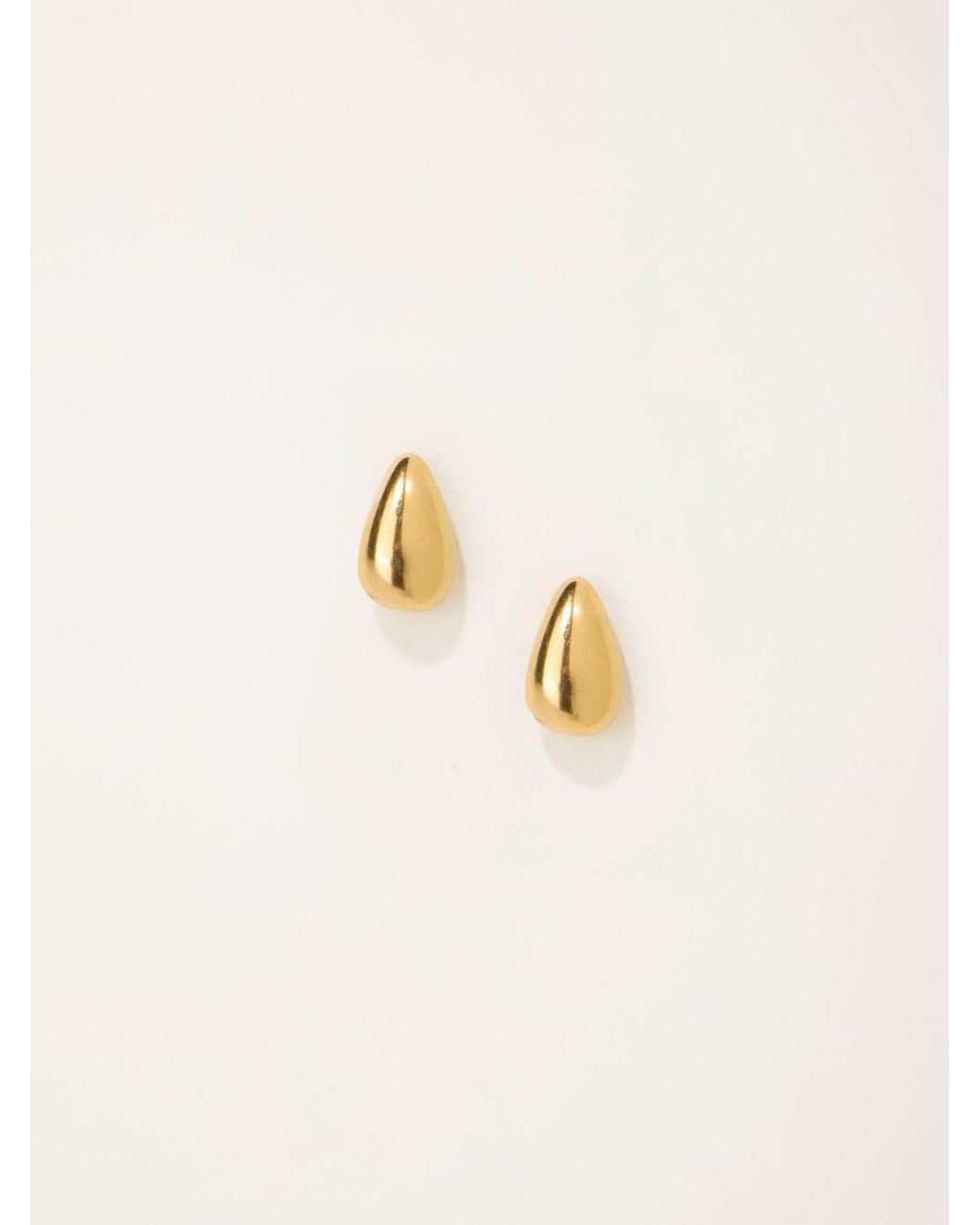 FatFace Natural Fatface Tone Waterproof Tear Drop Studs