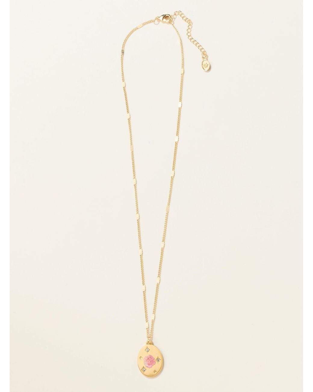 FatFace Natural Fatface January Birth Flower Necklace