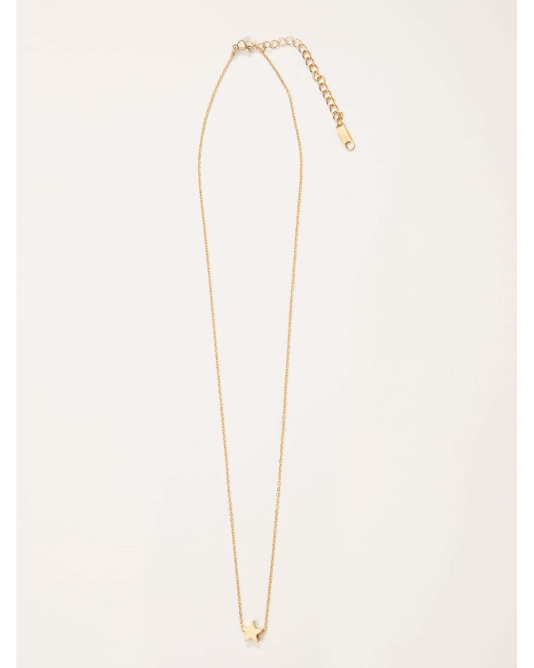 FatFace Natural Fatface Tone Waterproof Star Necklace