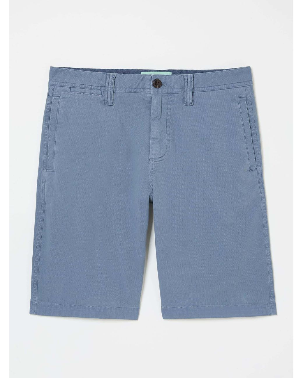 FatFace Blue Stow Garment Dye Shorts for men