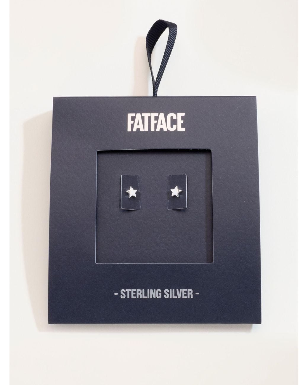 FatFace Natural Fatface Sterling Star Studs