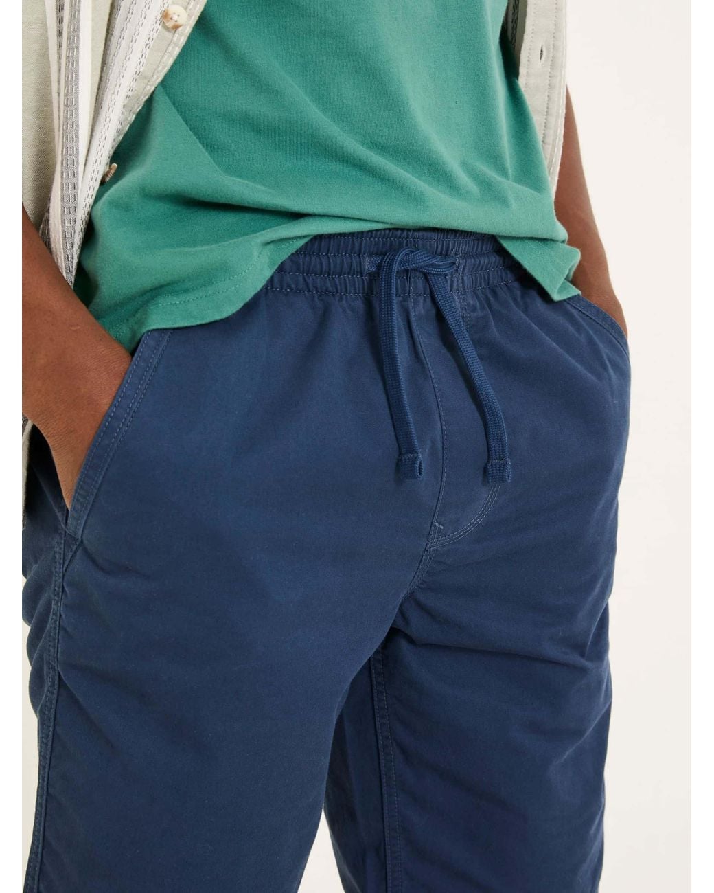 FatFace White Seaton Pull On Shorts for men