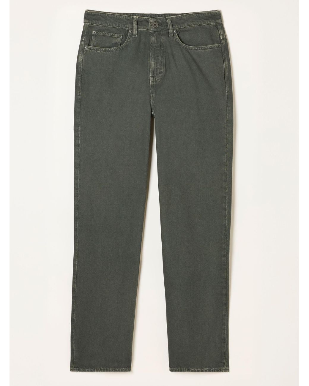 FatFace Green Relaxed Straight Fit Jeans for men