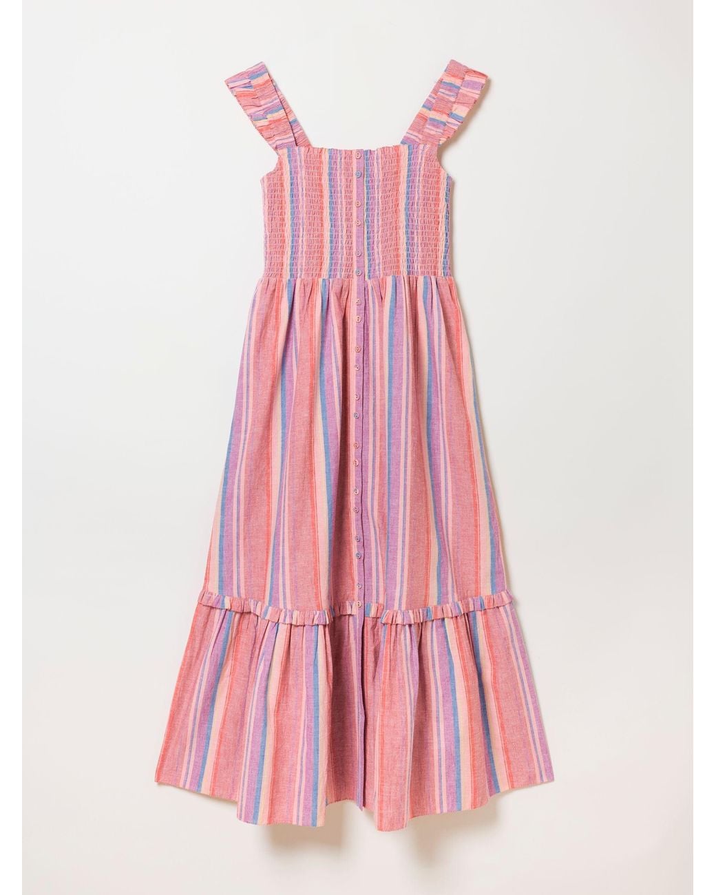 FatFace Pink Eva Petite Midi Dress