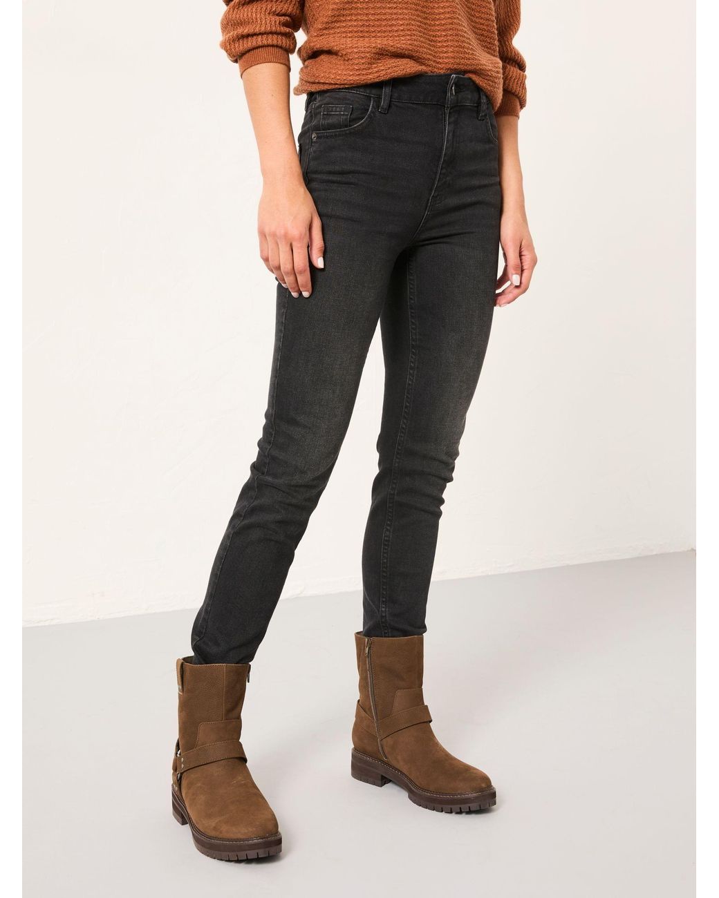 FatFace Black Shenley Slim Jeans