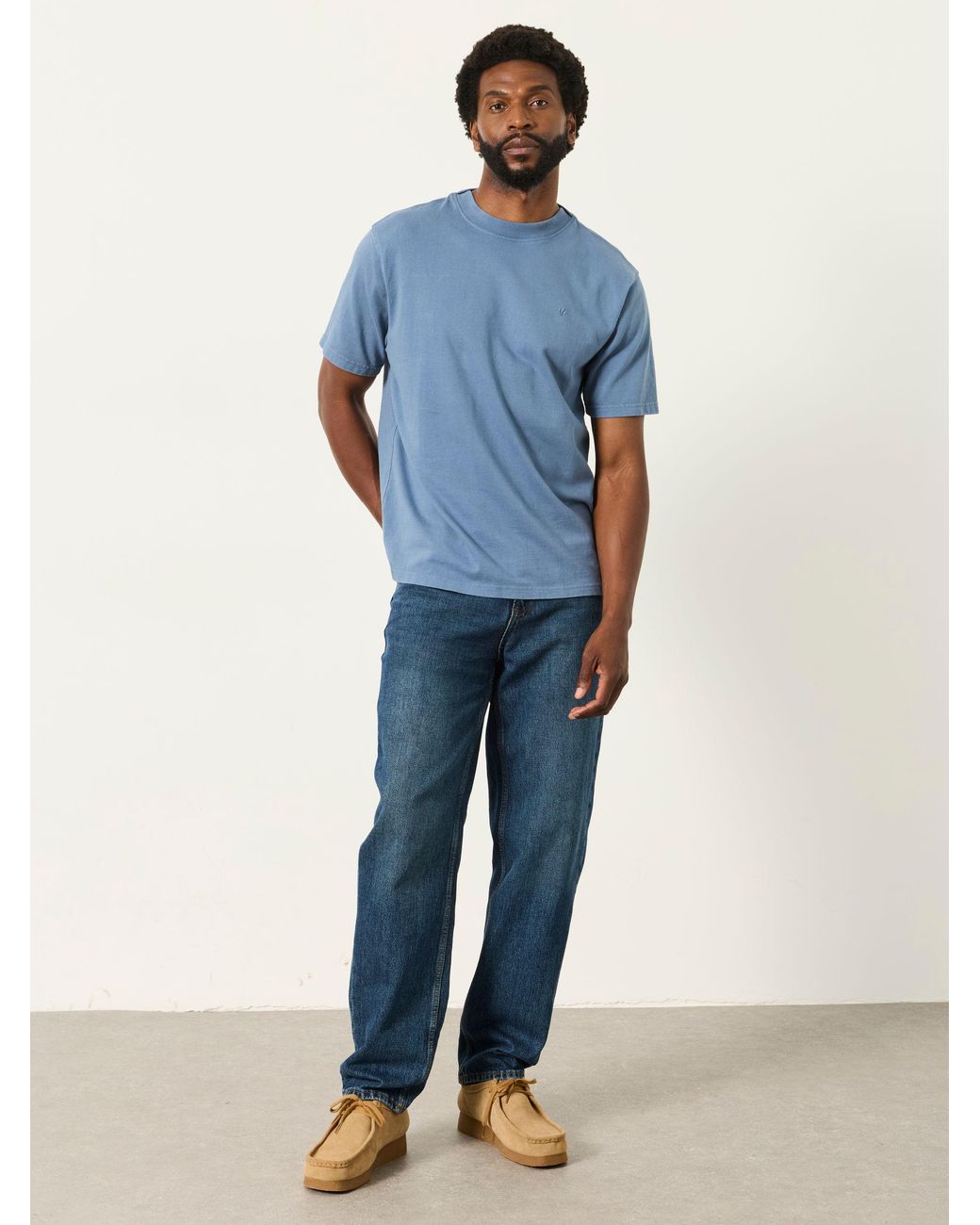 FatFace Blue Alton Short Sleeve T-Shirt for men