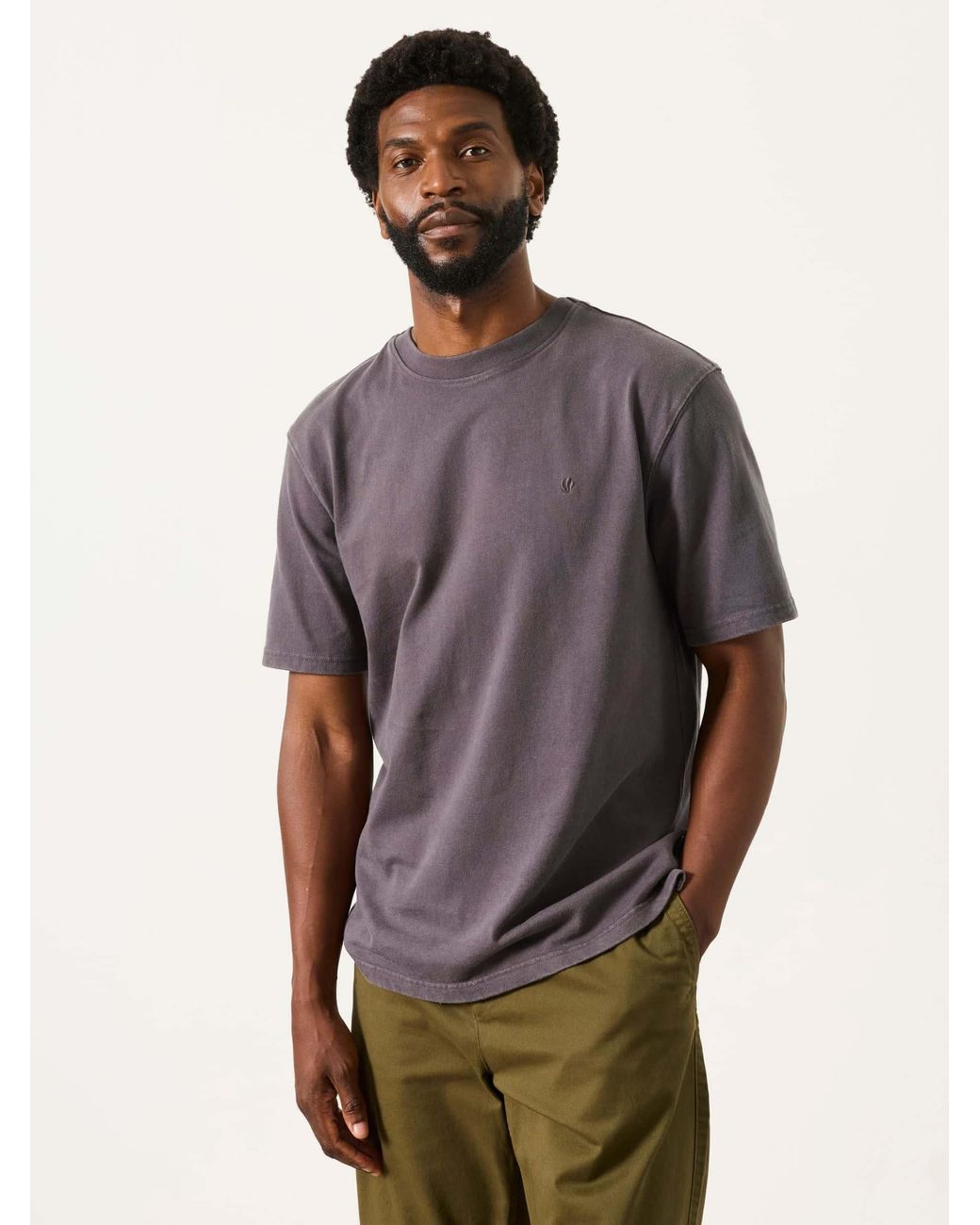 FatFace Gray Alton Short Sleeve T-Shirt for men