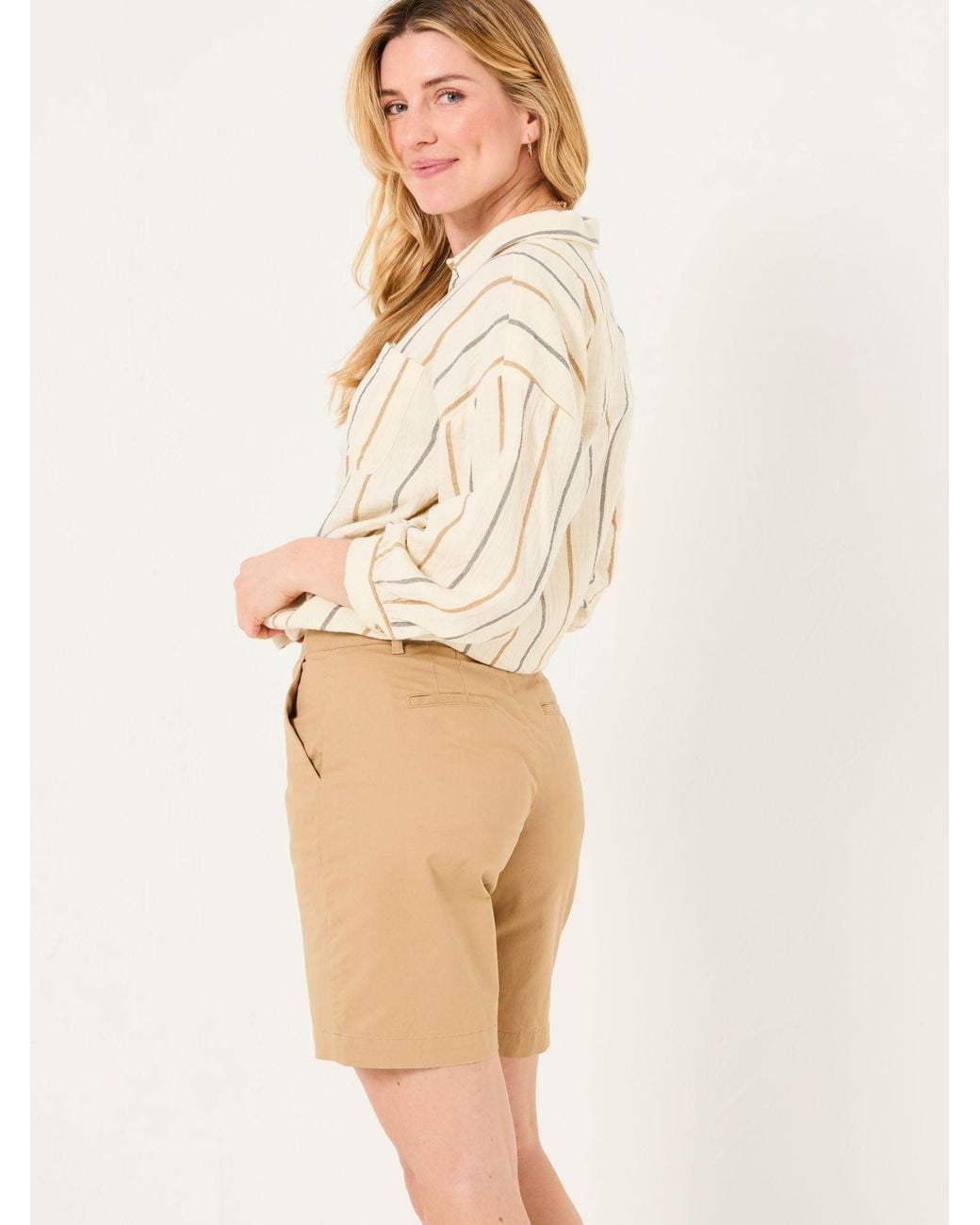 FatFace Natural Sandown Chino Shorts