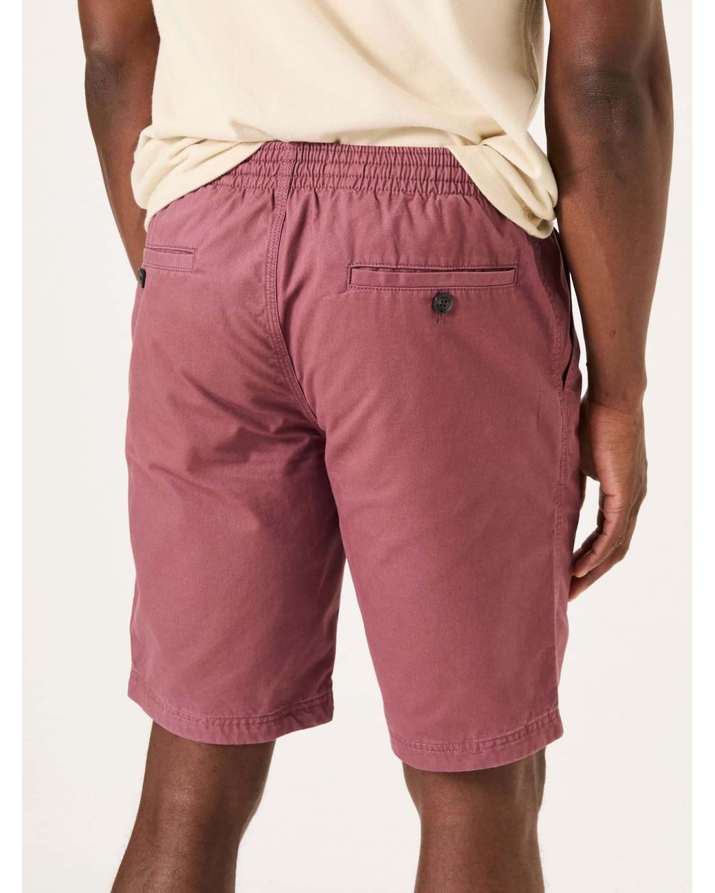 FatFace Red Seaton Pull On Shorts for men