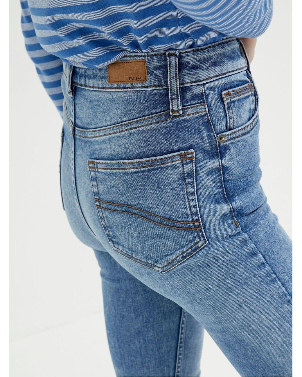 FatFace Blue Harlow Highwaist Skinny Jeans