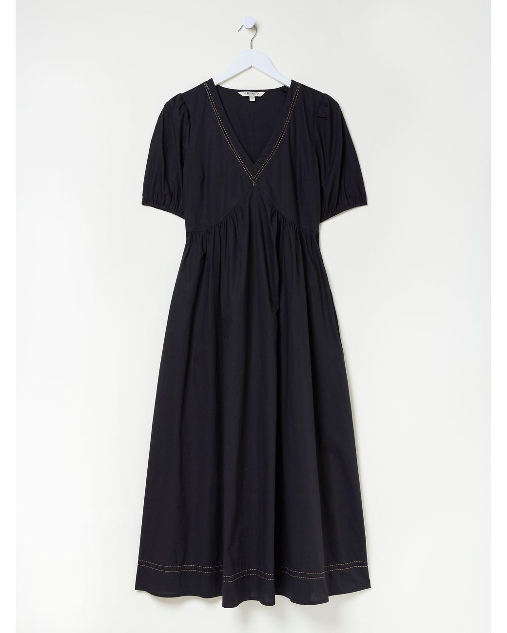 FatFace White Remi Midi Dress
