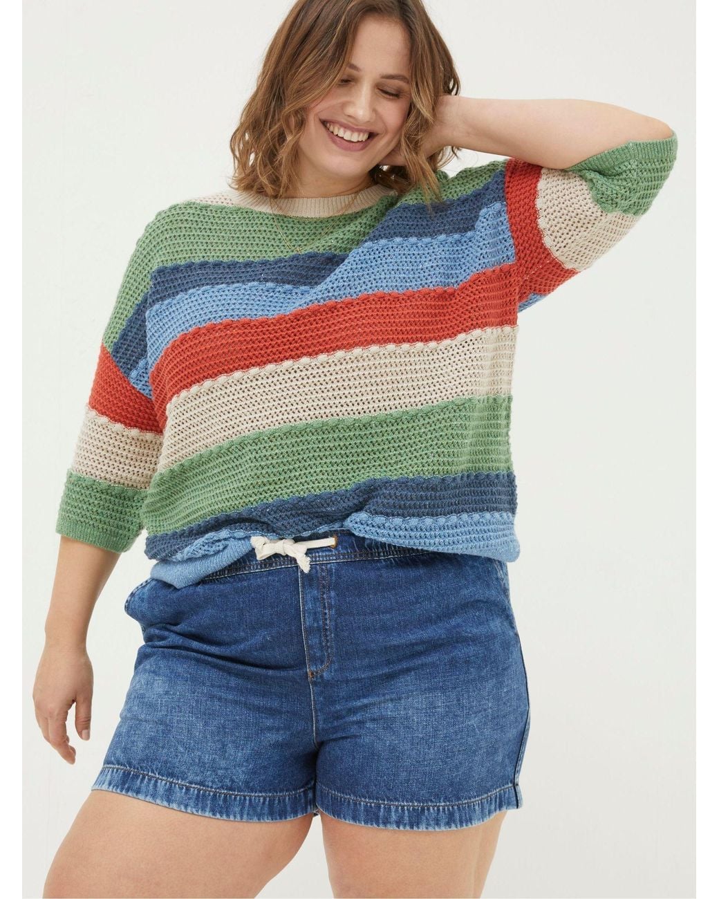 FatFace Blue Ashby Pull-On Shorts