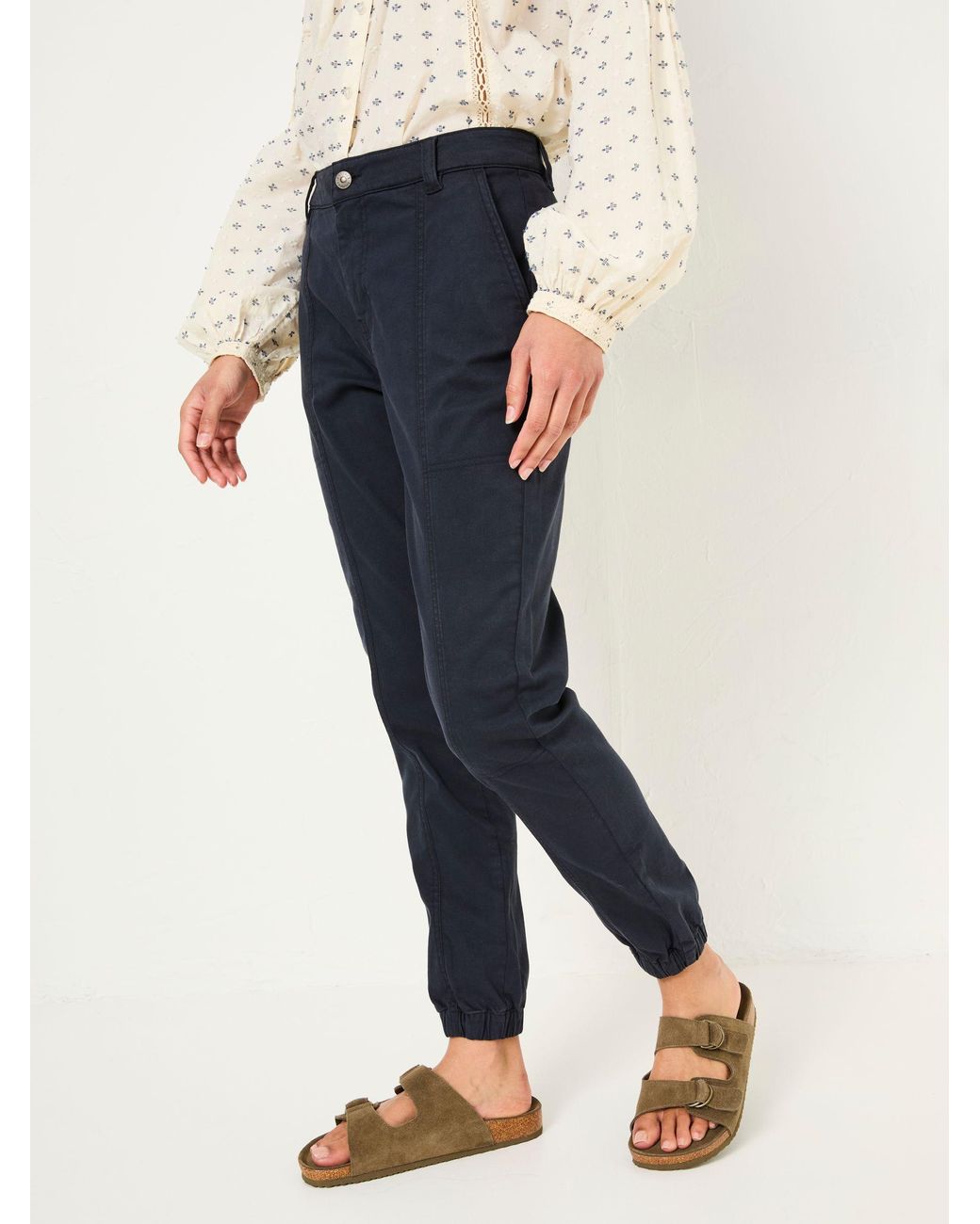 FatFace Blue Boston Cargo Trousers