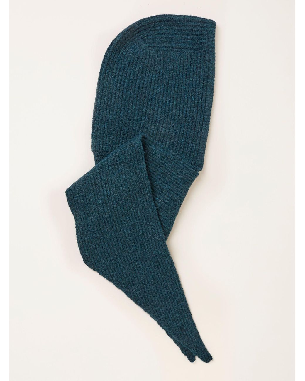 FatFace Blue Fatface Hooded Scarf