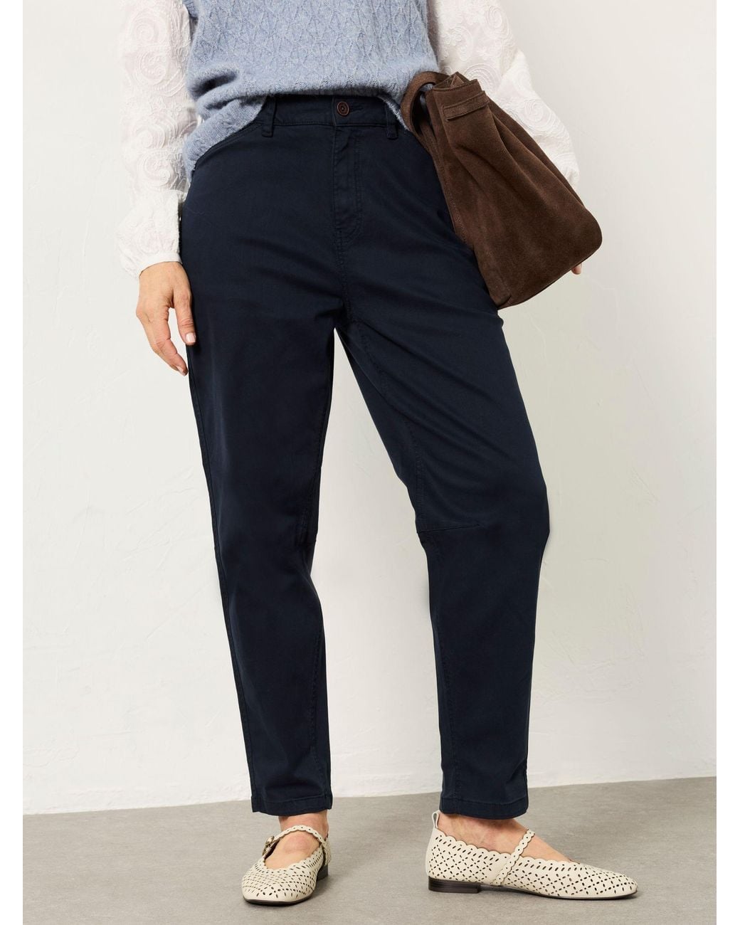 FatFace Blue Bella Tapered Chino Trouser