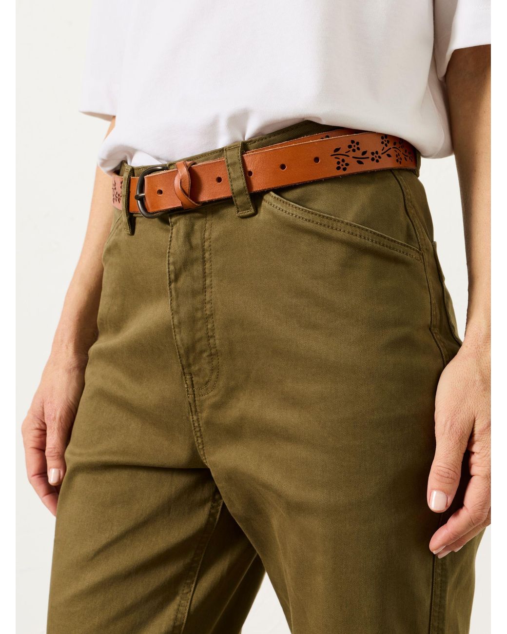FatFace Natural Bella Tapered Chino Trouser