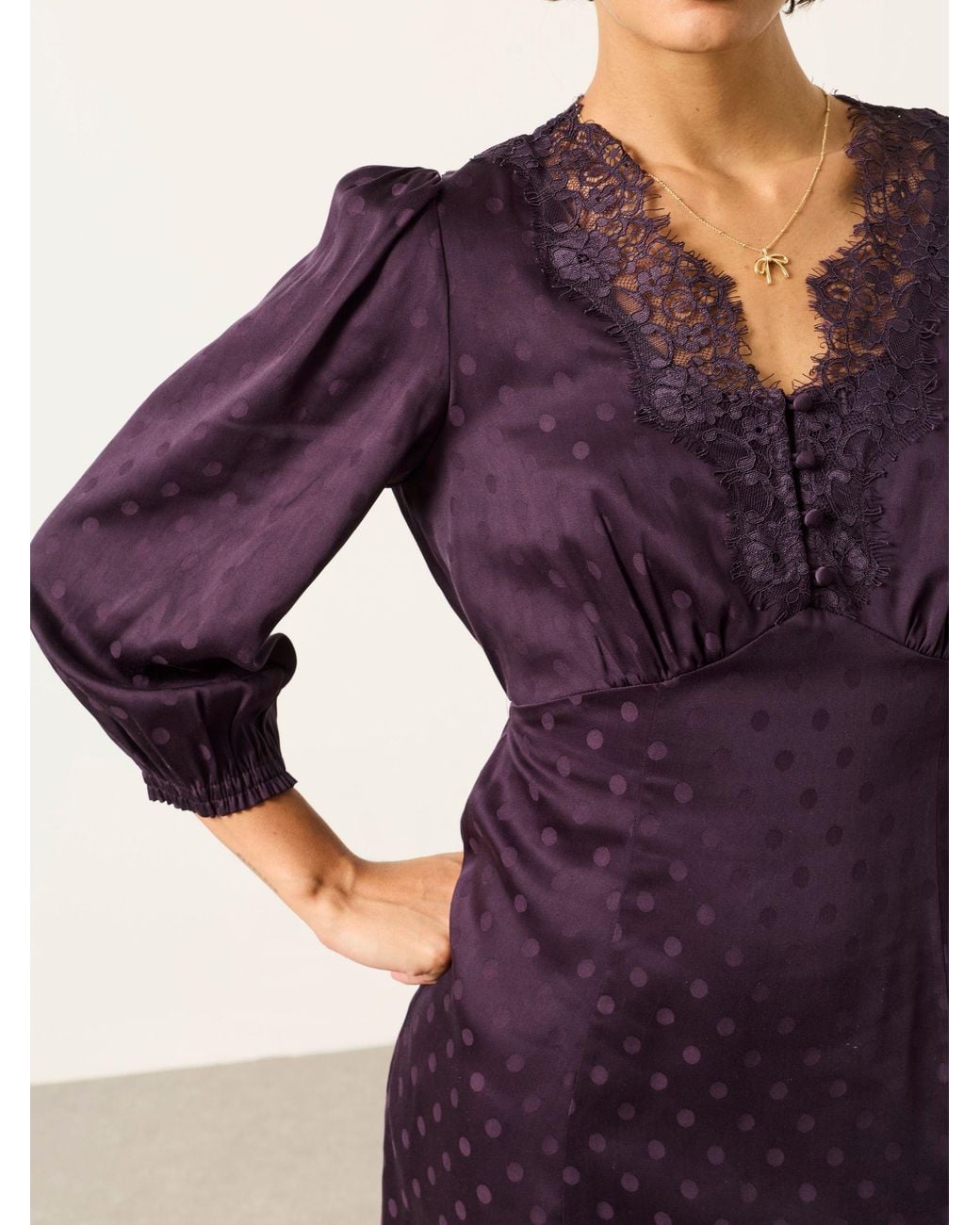 FatFace Purple Libby Dress