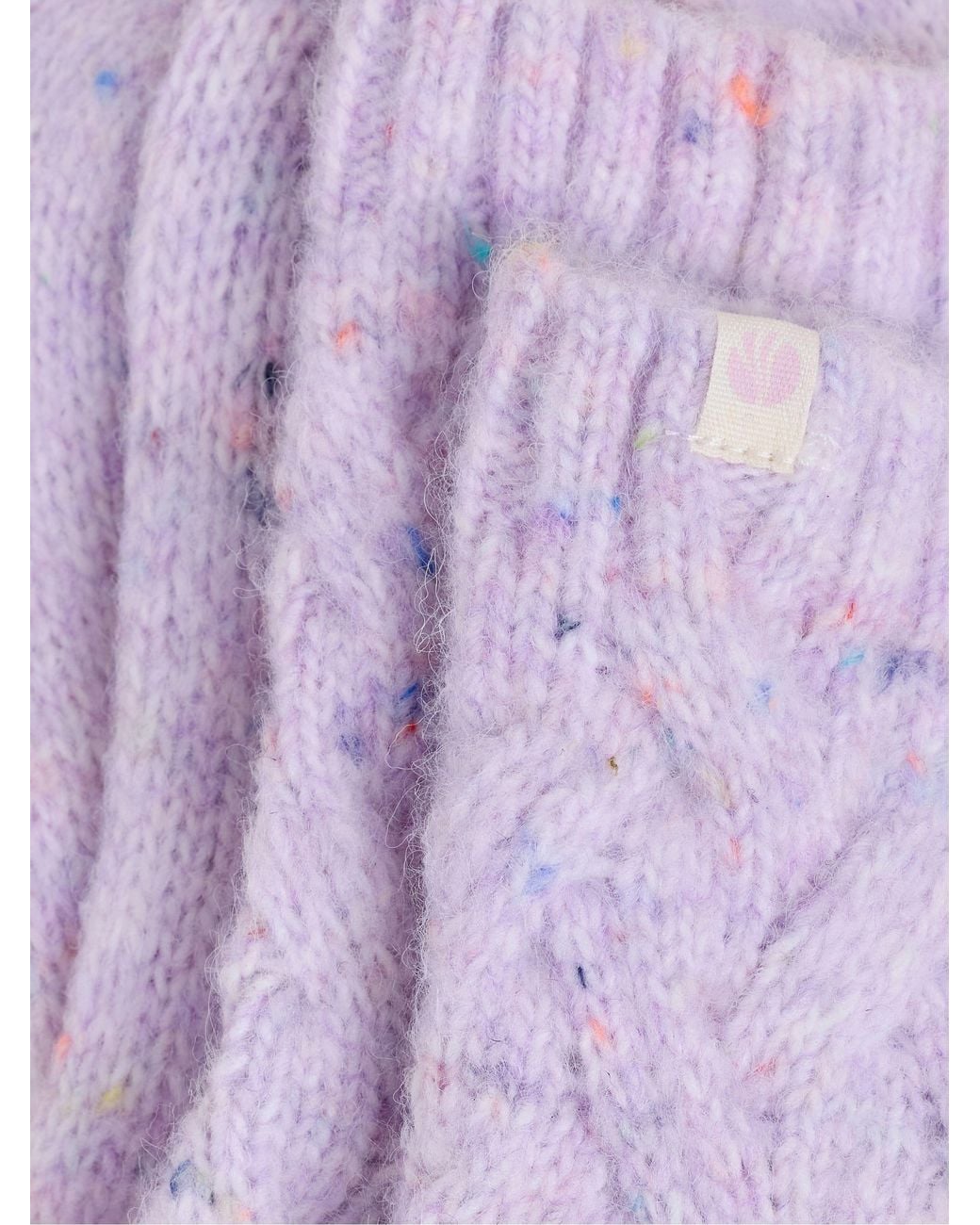FatFace Purple Fatface Lilac Super Soft Cable Socks
