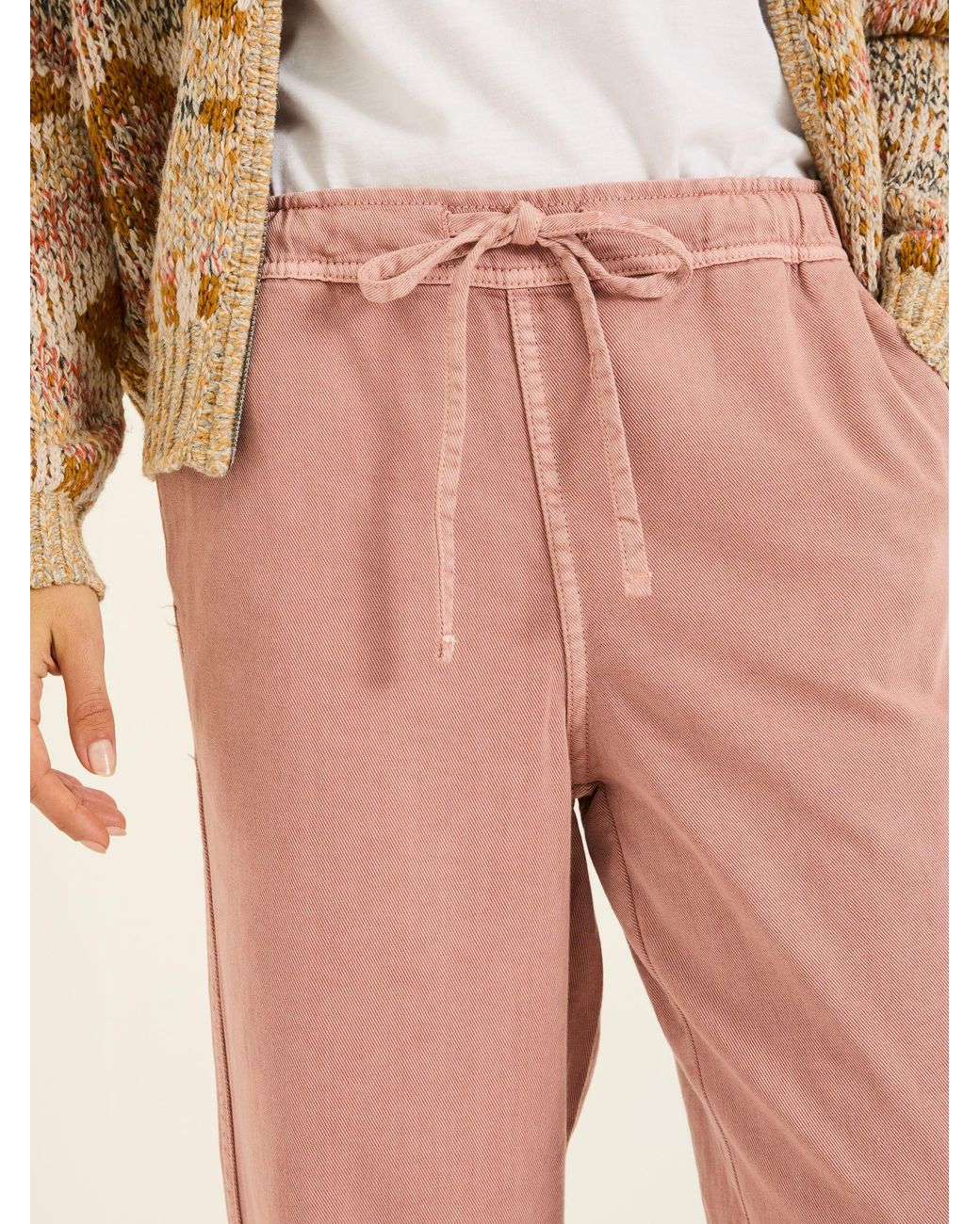 FatFace Pink Ashby Wide Leg Trousers
