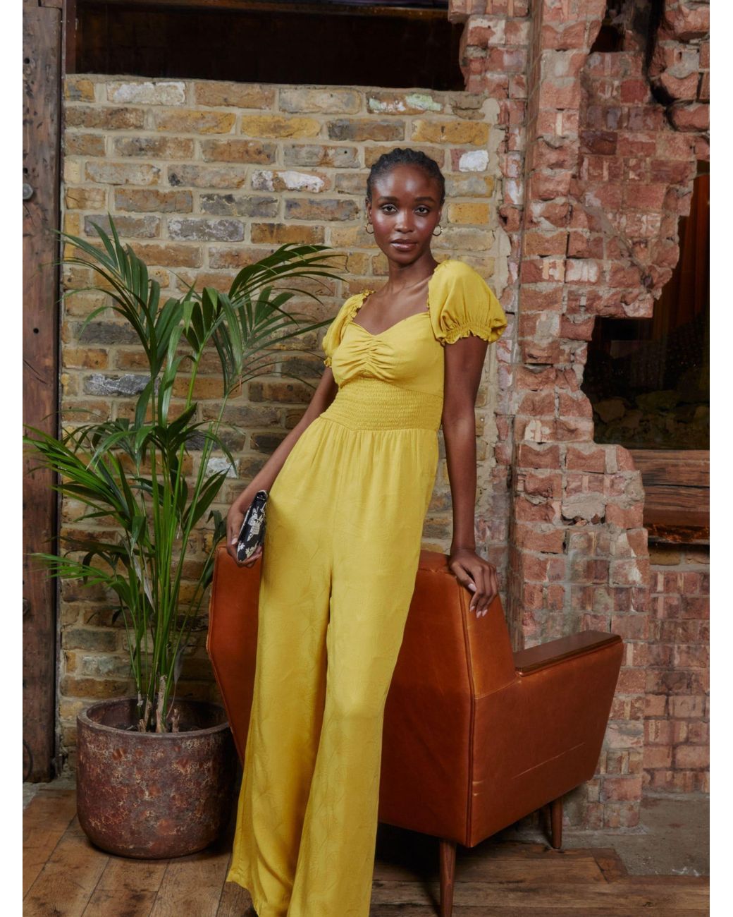 FatFace Brown Acacia Jumpsuit