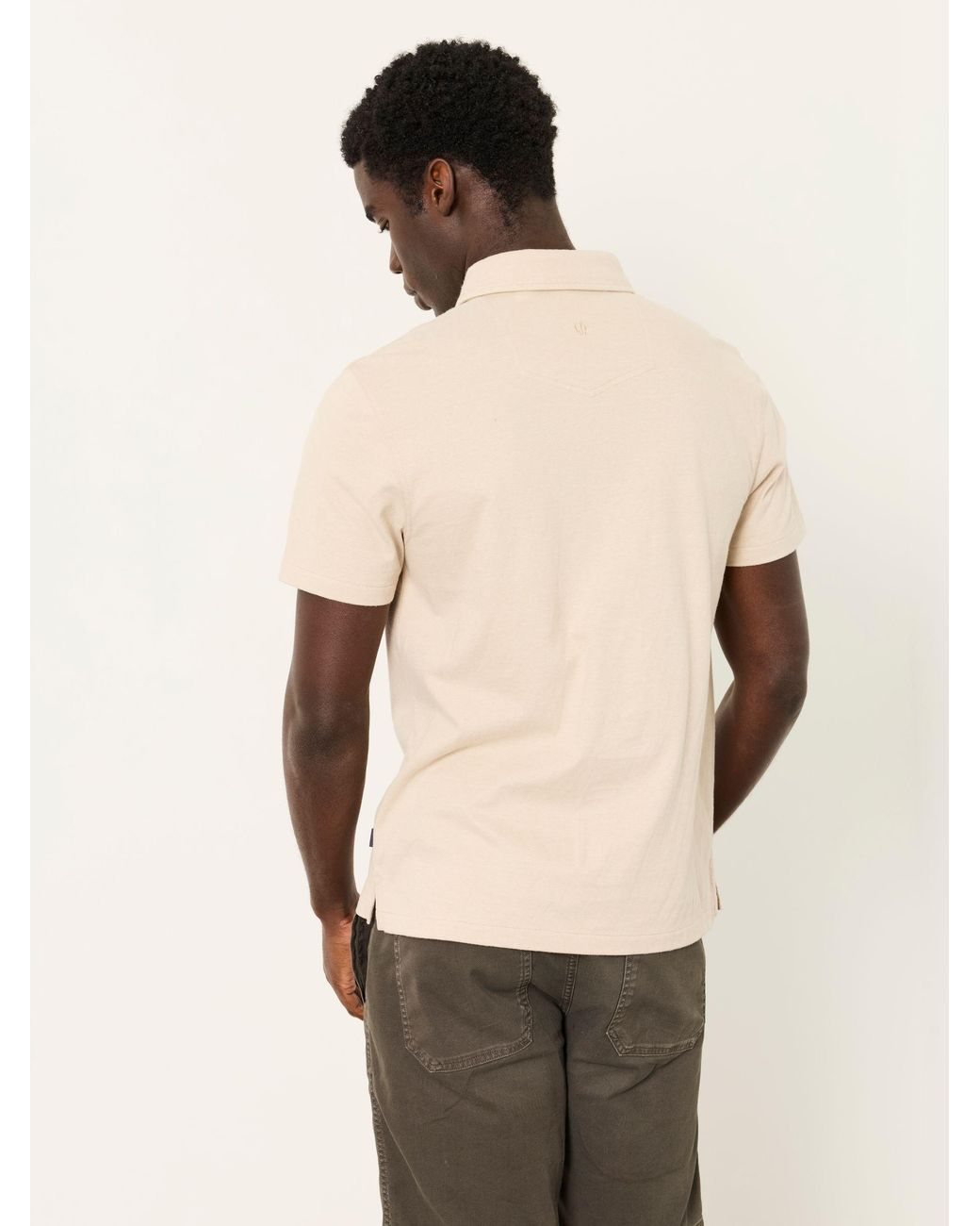 FatFace Natural Elm Polo Shirt for men