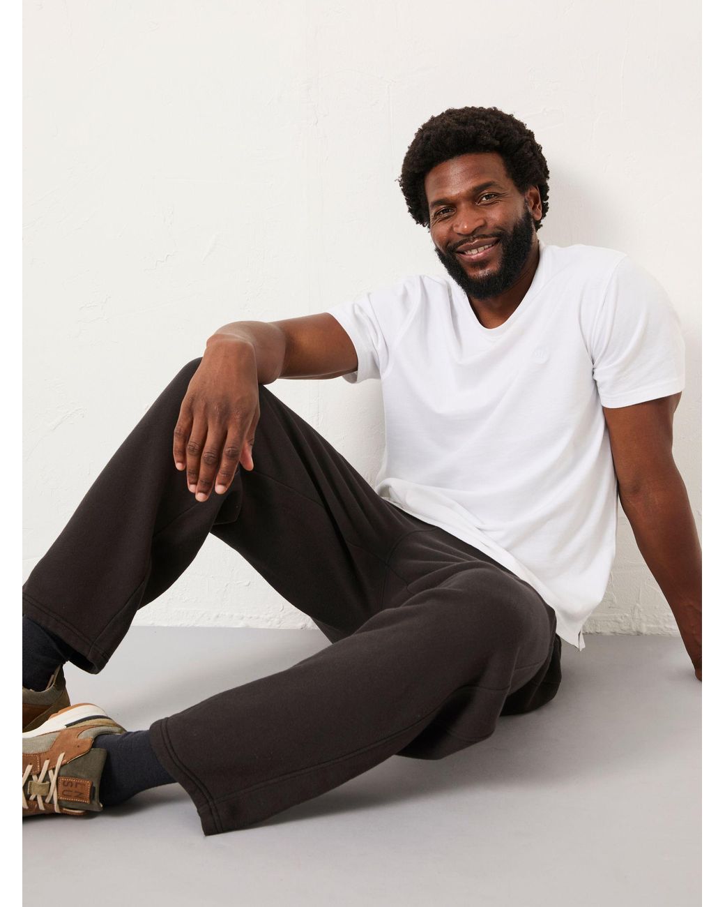 FatFace Black Brooke Jogger for men