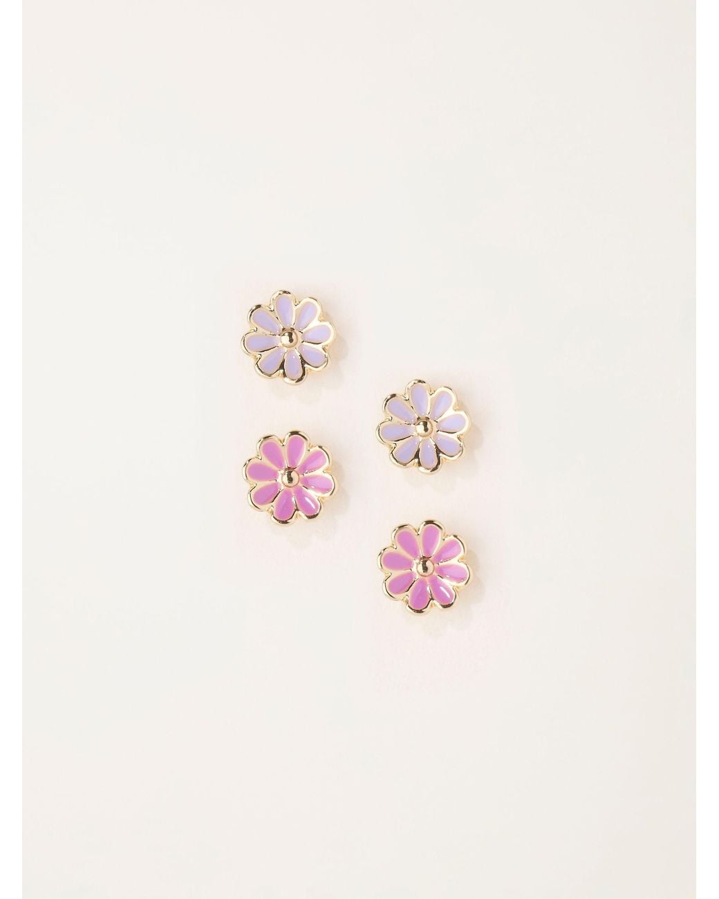 FatFace Pink Fatface 2 Pack Flower Studs