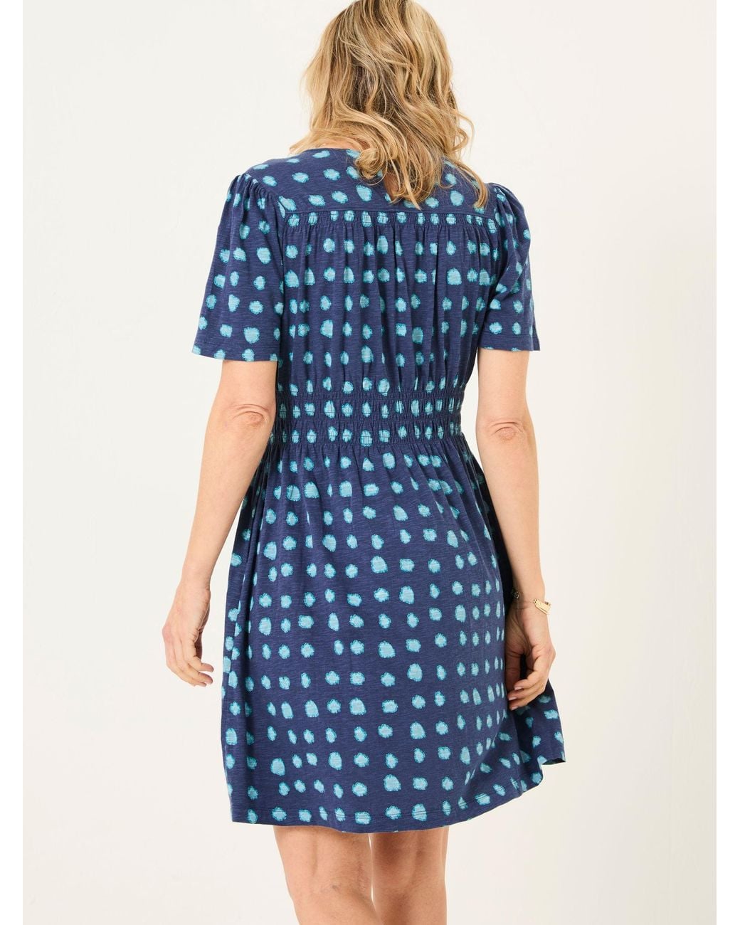 FatFace Blue Liv Jersey Dress
