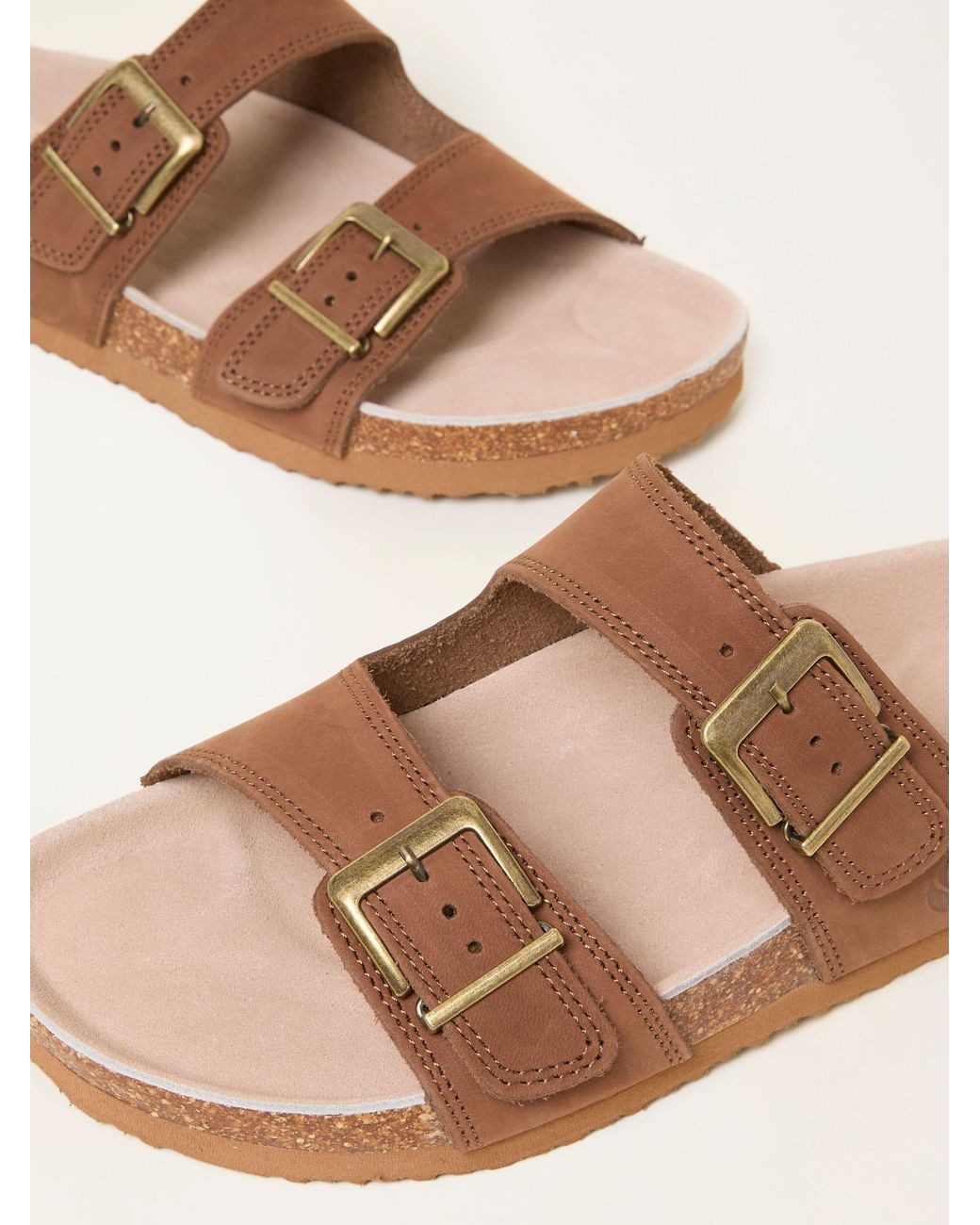 FatFace Natural Fatface Meldon Tan Footbed for men