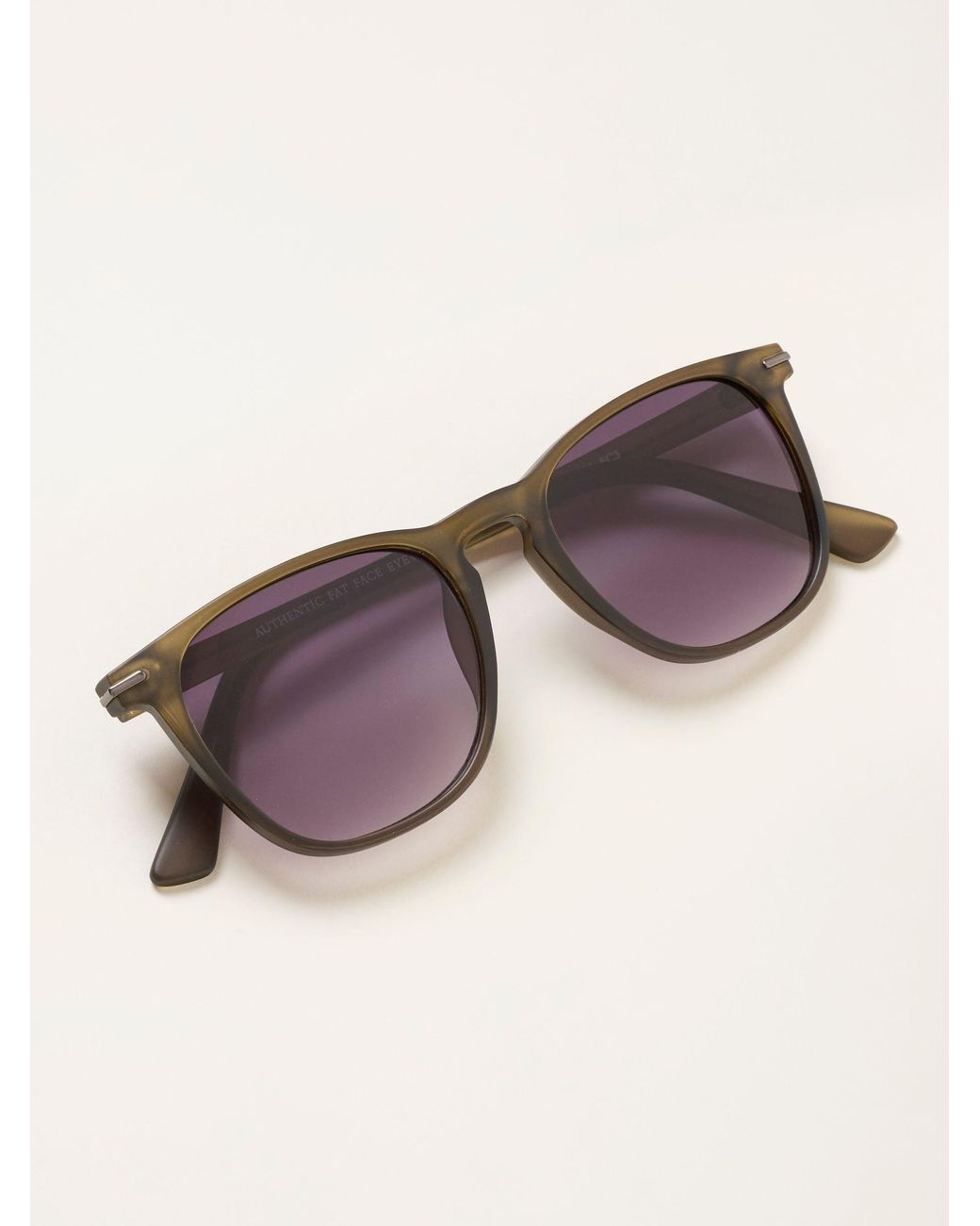 FatFace Brown Jack Round Sunglasses for men