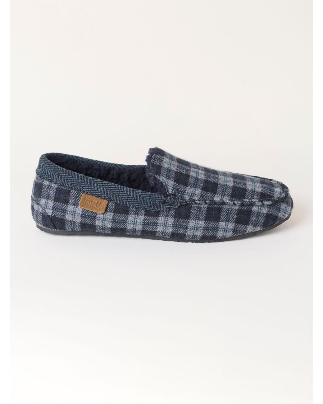 FatFace Blue Fatface Noah Moccasin Slipper for men
