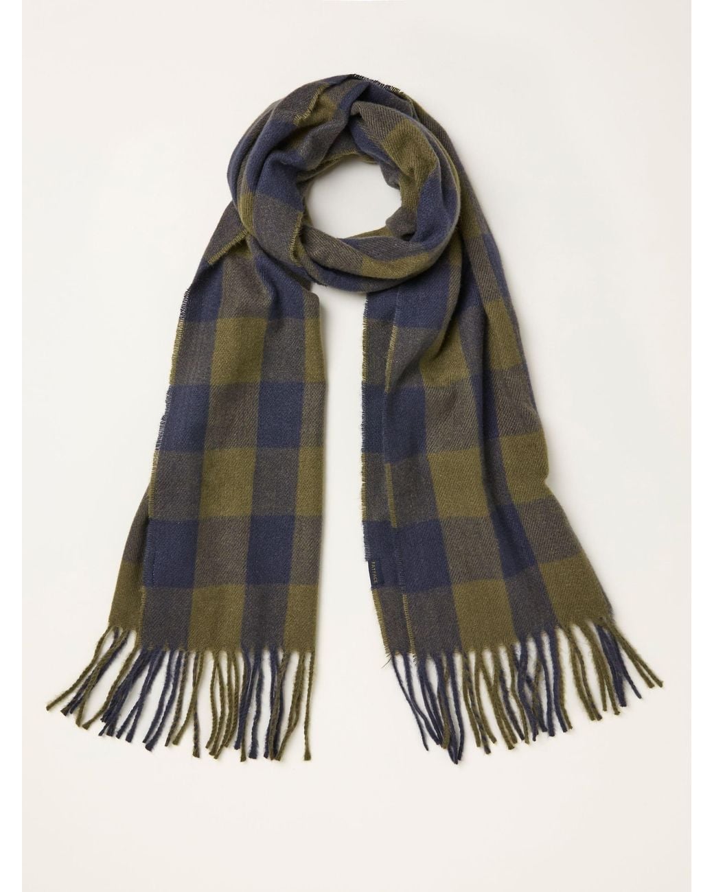 FatFace Multicolor Buffalo Check Scarf for men