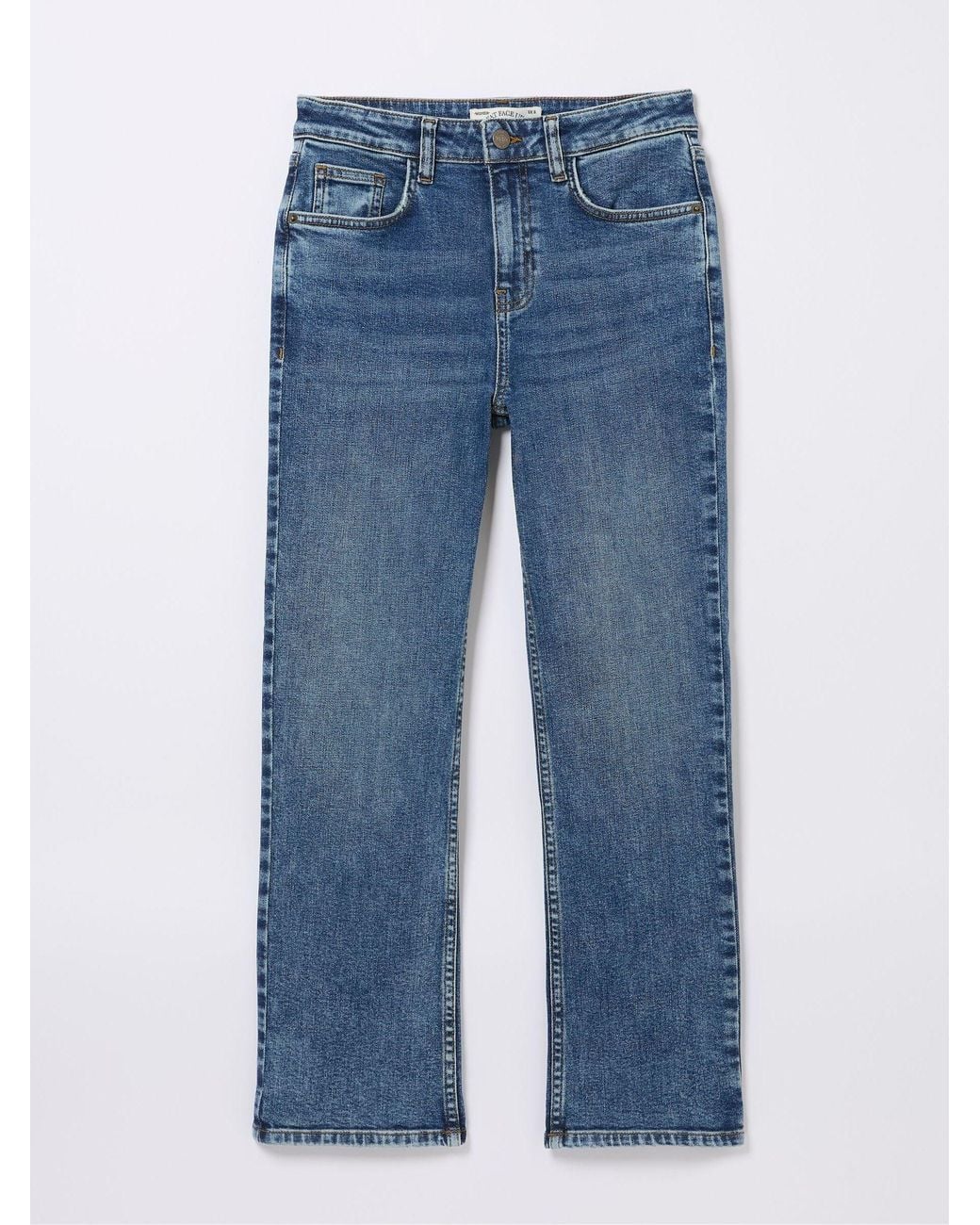 FatFace Blue Capri Sway Cropped Jeans