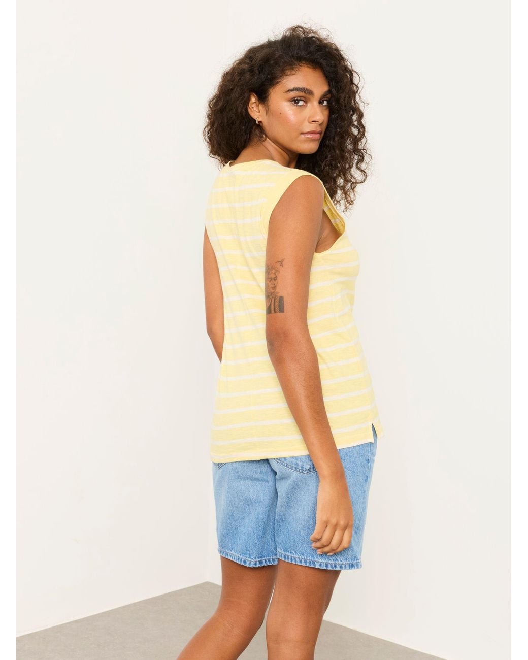 FatFace Blue Tia Jersey Tank